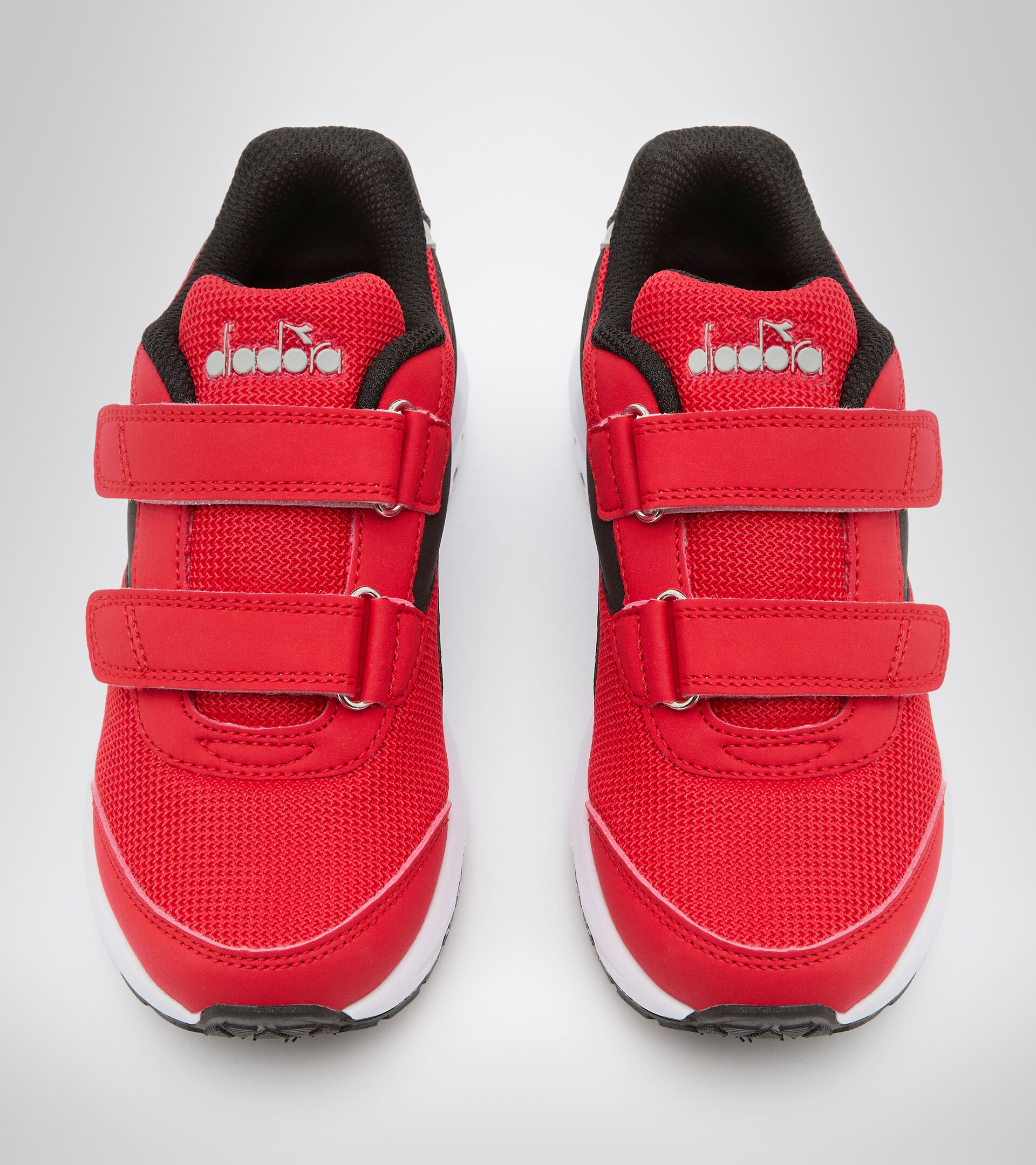 Laufschuh - Unisex Kind FALCON JR V RISIKOREICH ROT/SCHWARZ/WEISS - Diadora