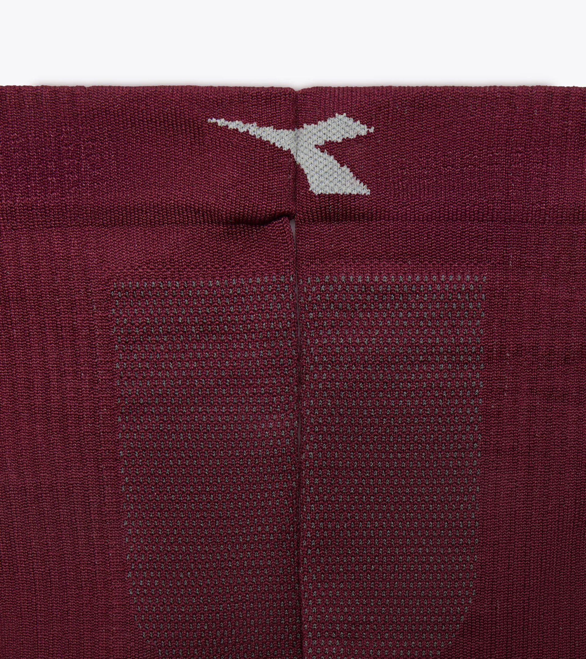 Running socks - All-gender CREW SOCKS STRATOUNO MAROON BANNER - Diadora