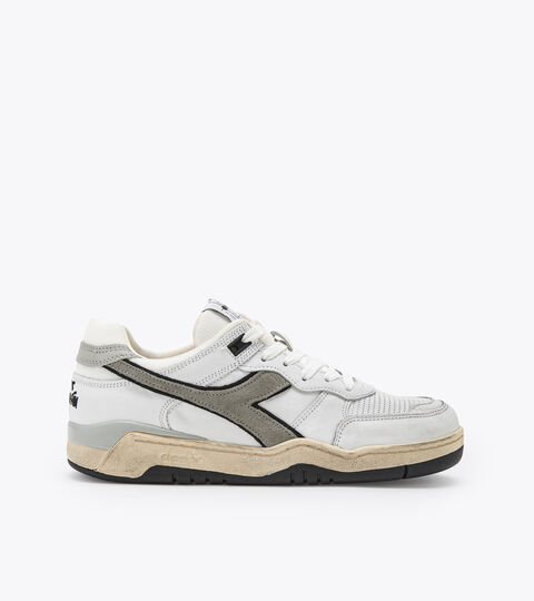 Made in Italy Heritage shoe - Gender neutral B.560 USED WHITE /ALUMINUM - Diadora