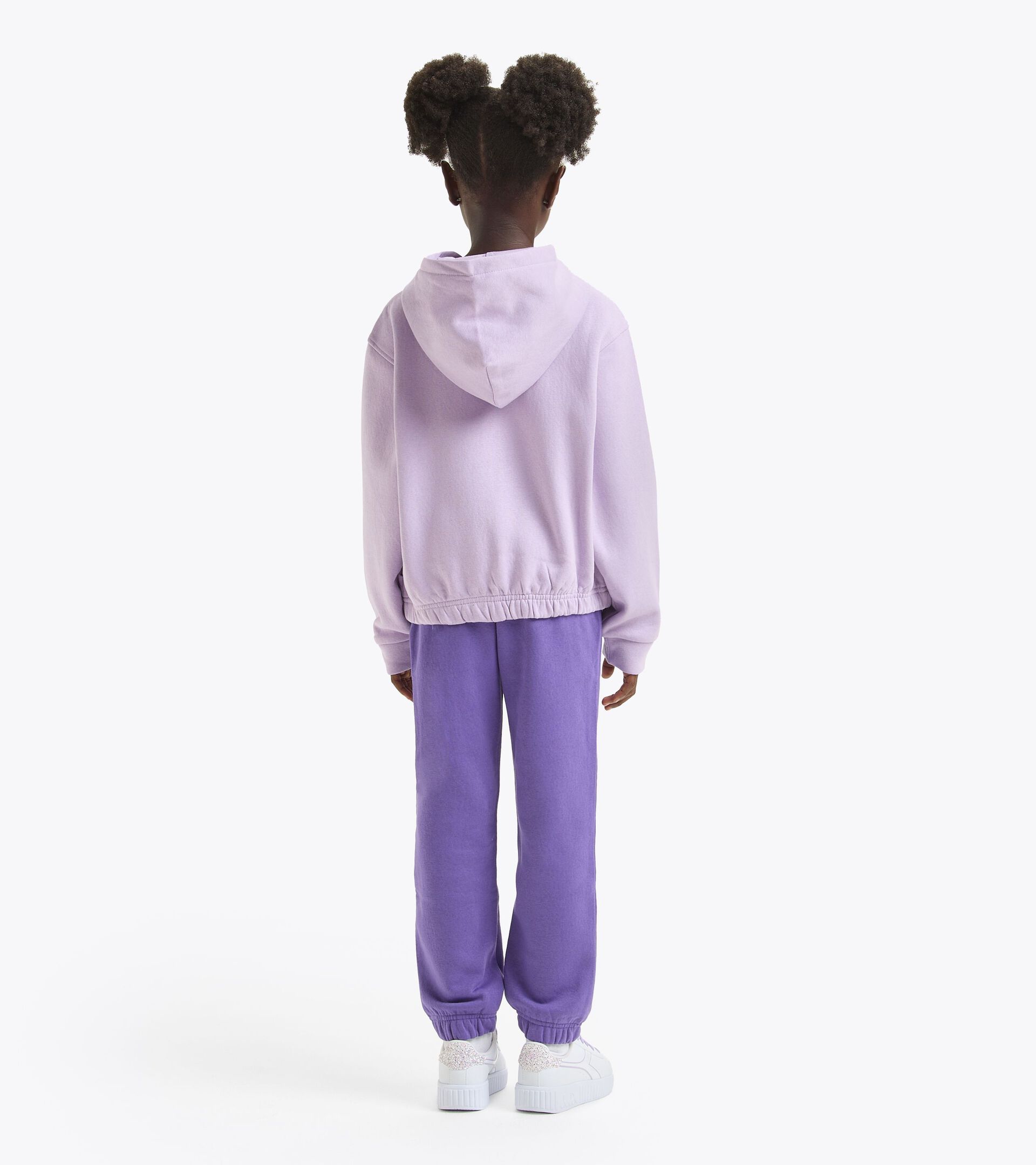 Sporty set - Girl JG. TRACKSUIT HD FZ GLOSS PASSION FLOWER/PURPLE ROSE - Diadora