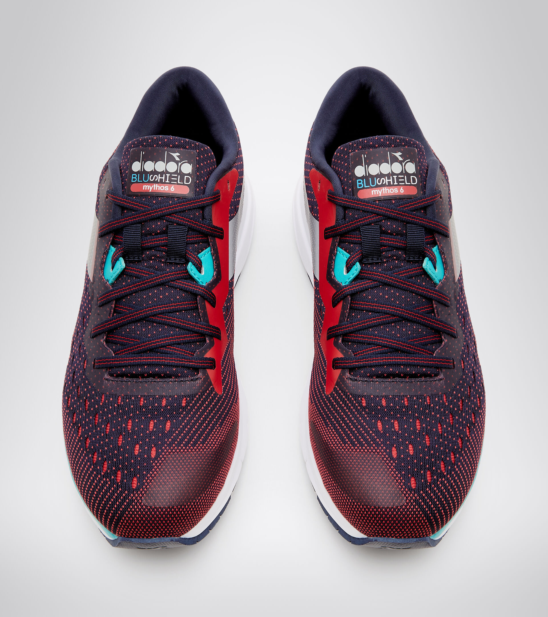 Running shoe - Men’s MYTHOS BLUSHIELD 6 BLUE CORSAIR/LYCHEE - Diadora