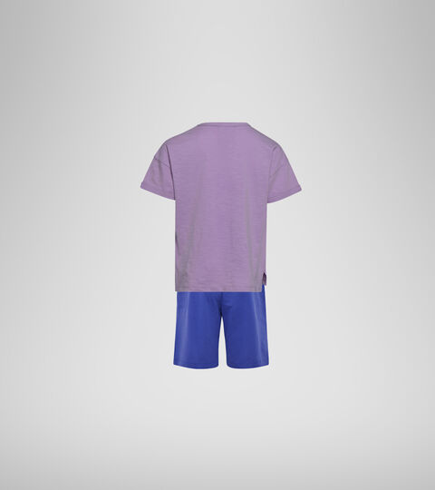 JG. SET SS LOGO MANIA, VIOLET LILAC Tracksuit - Girls JG. SET SS LOGO MANIA VIOLET LILAC - Diadora
