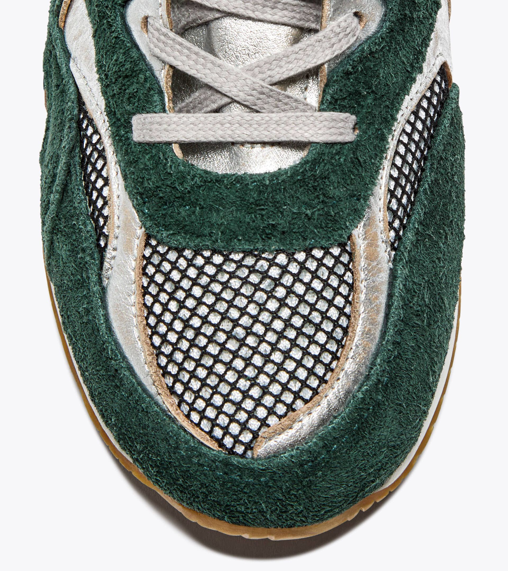 Low-profile Heritage sneaker - Made in Italy - All-gender EQUIPE REVENGE ITALIA USED GREEN TREKKING - Diadora