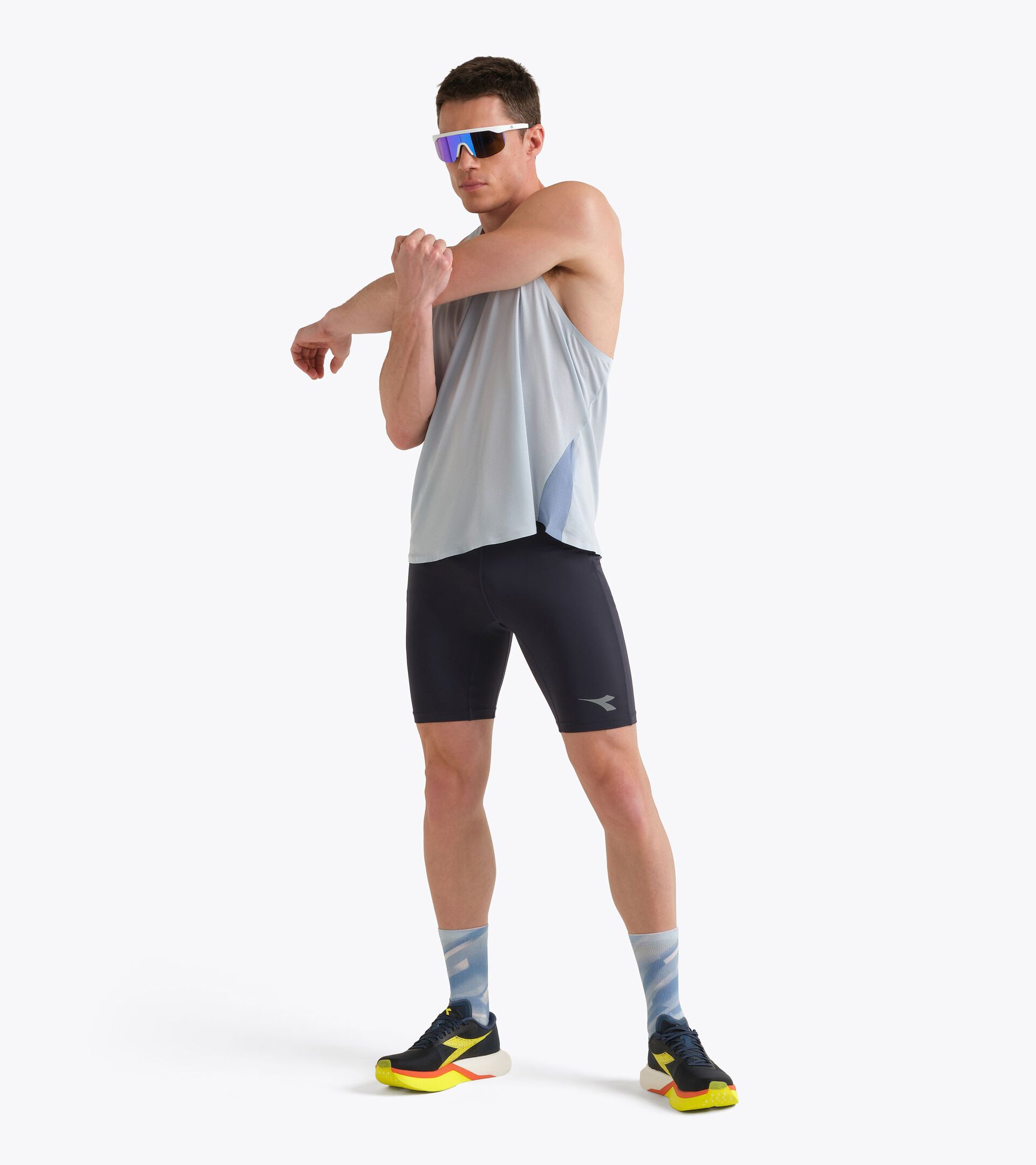 Short legging FIBRAZERO - Running - Homme
 SHORT TIGHTS SUPER LIGHT FIBRAZERO BLEU MARINE MINUIT - Diadora