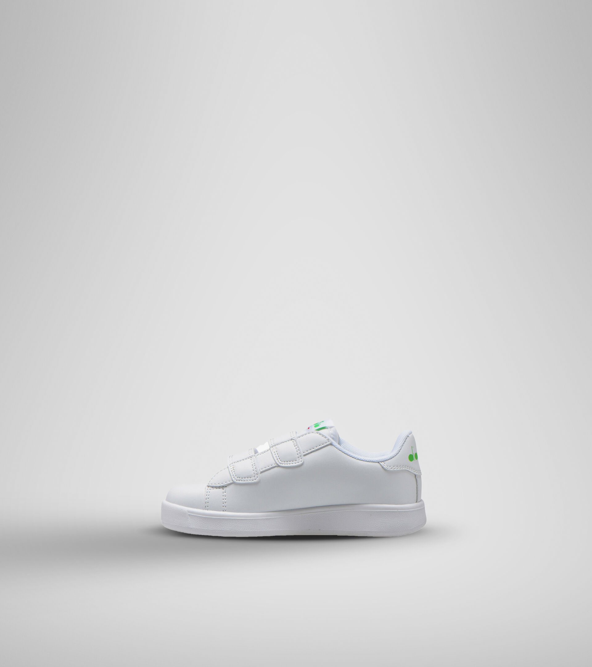 Sports shoe - Unisex kids GAME P BOLDER PS WHITE/GREEN EVIDENCE - Diadora