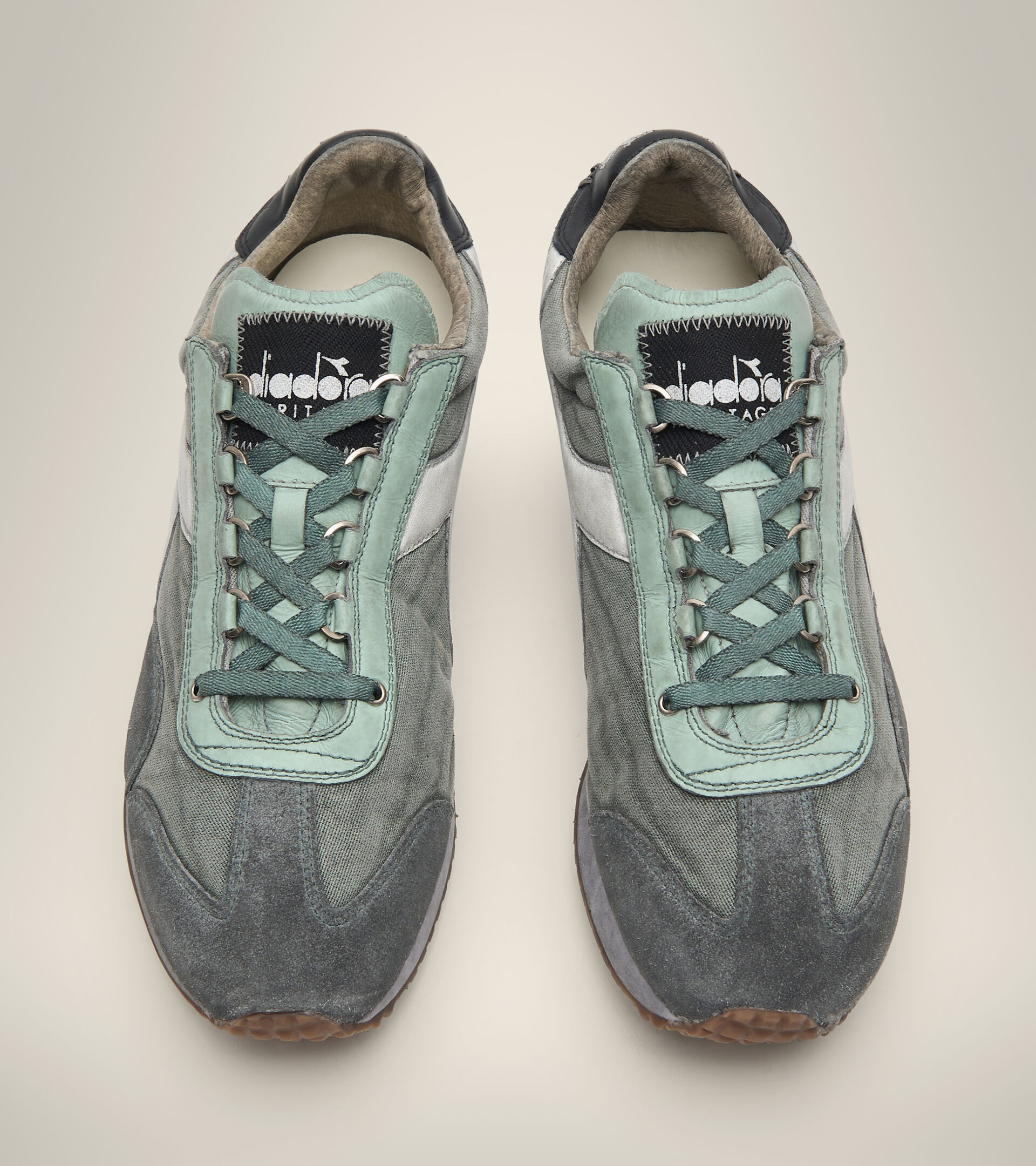 Heritage shoe - Unisex EQUIPE H DIRTY STONE WASH EVO SILT GREEN - Diadora