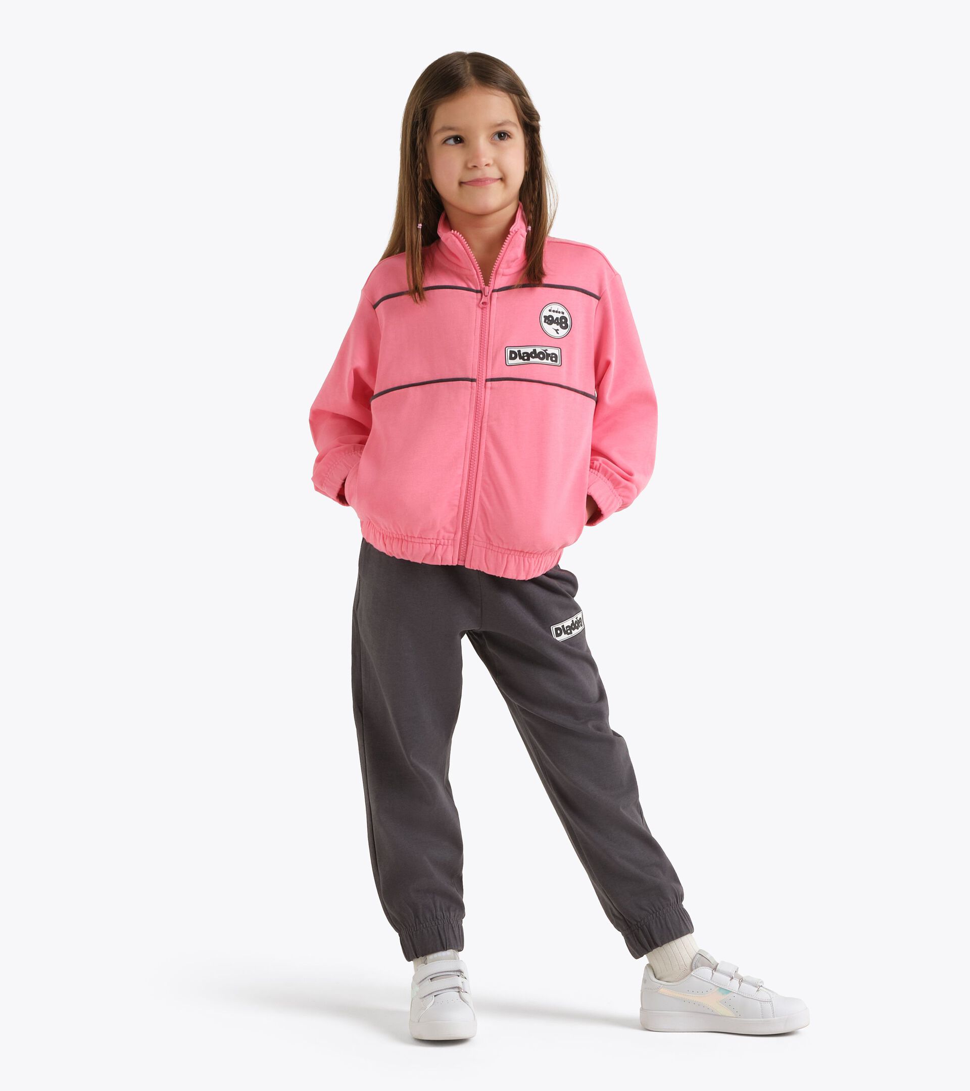 Ch&aacute;ndal deportivo - Ni&ntilde;os y ni&ntilde;as/Adolescentes
 JU. TRACKSUIT FZ ESS. SPORTS  (HJ) ROSA LIMONADA - Diadora