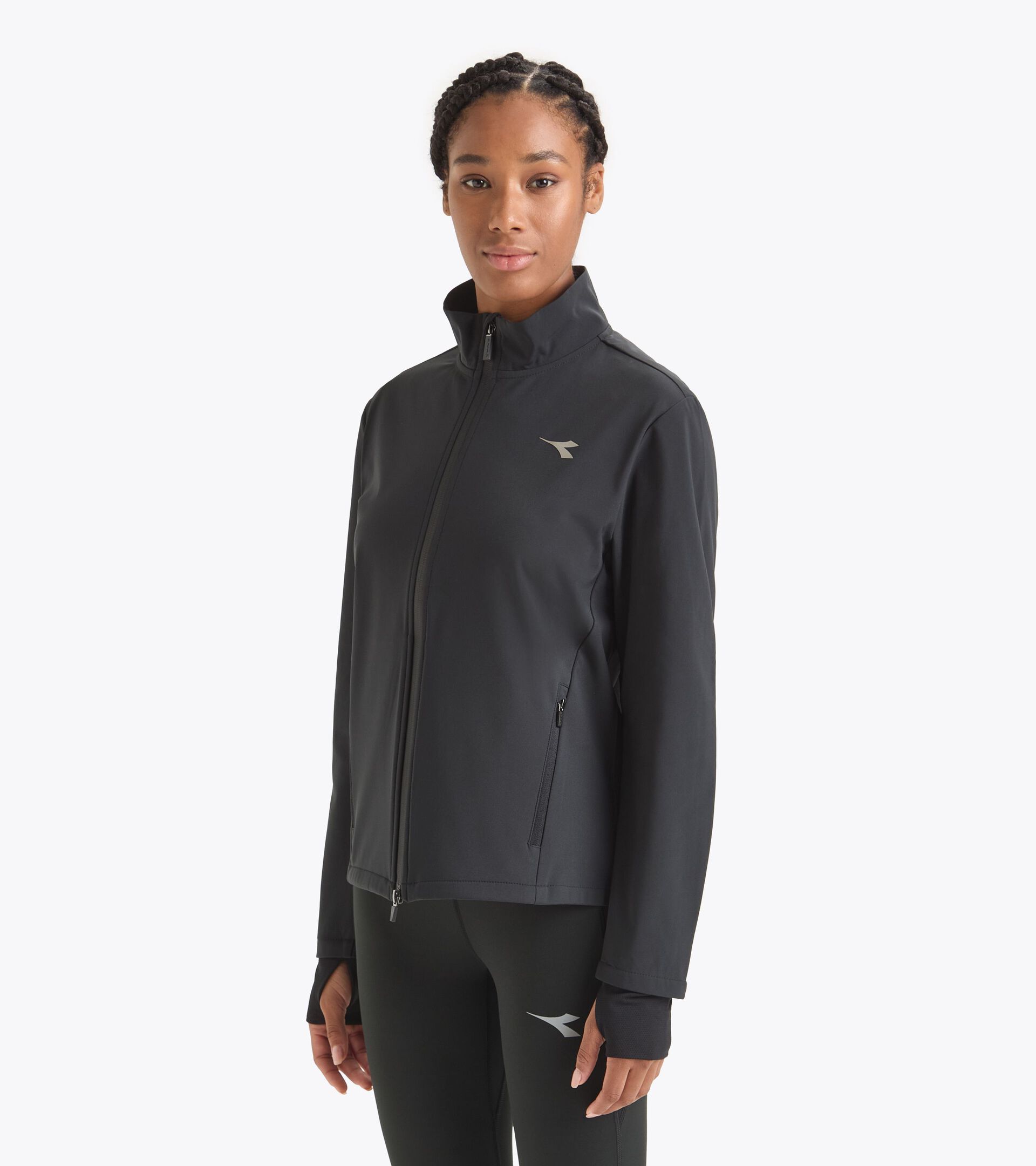 U. FZ SOFTSHELL RUN CREW Chaleco de running para invierno - Impermeable ...