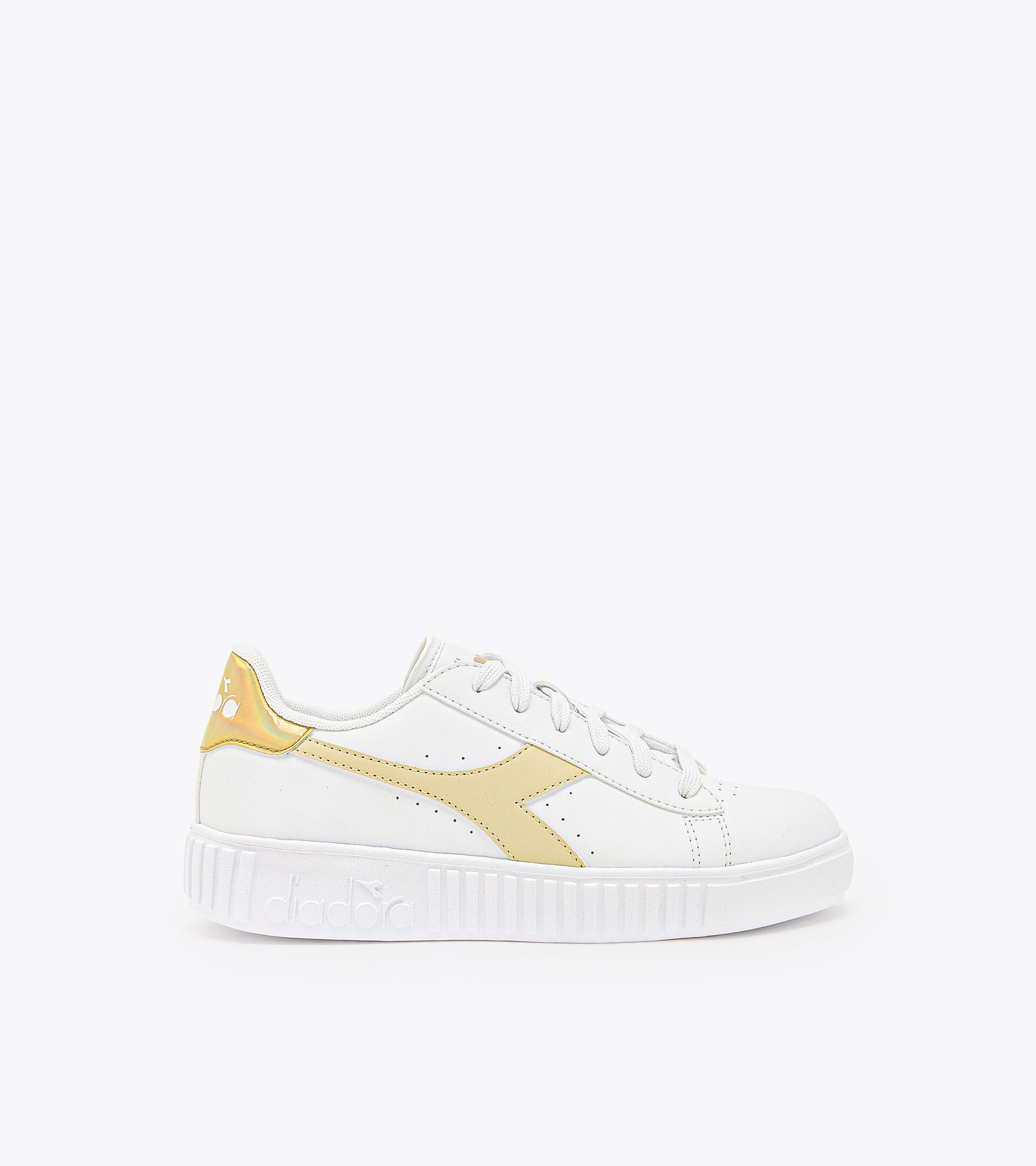 Chaussures de sport - Jeunes 8-16 ans GAME STEP GS BLANC/BEIGE FUMEE - Diadora