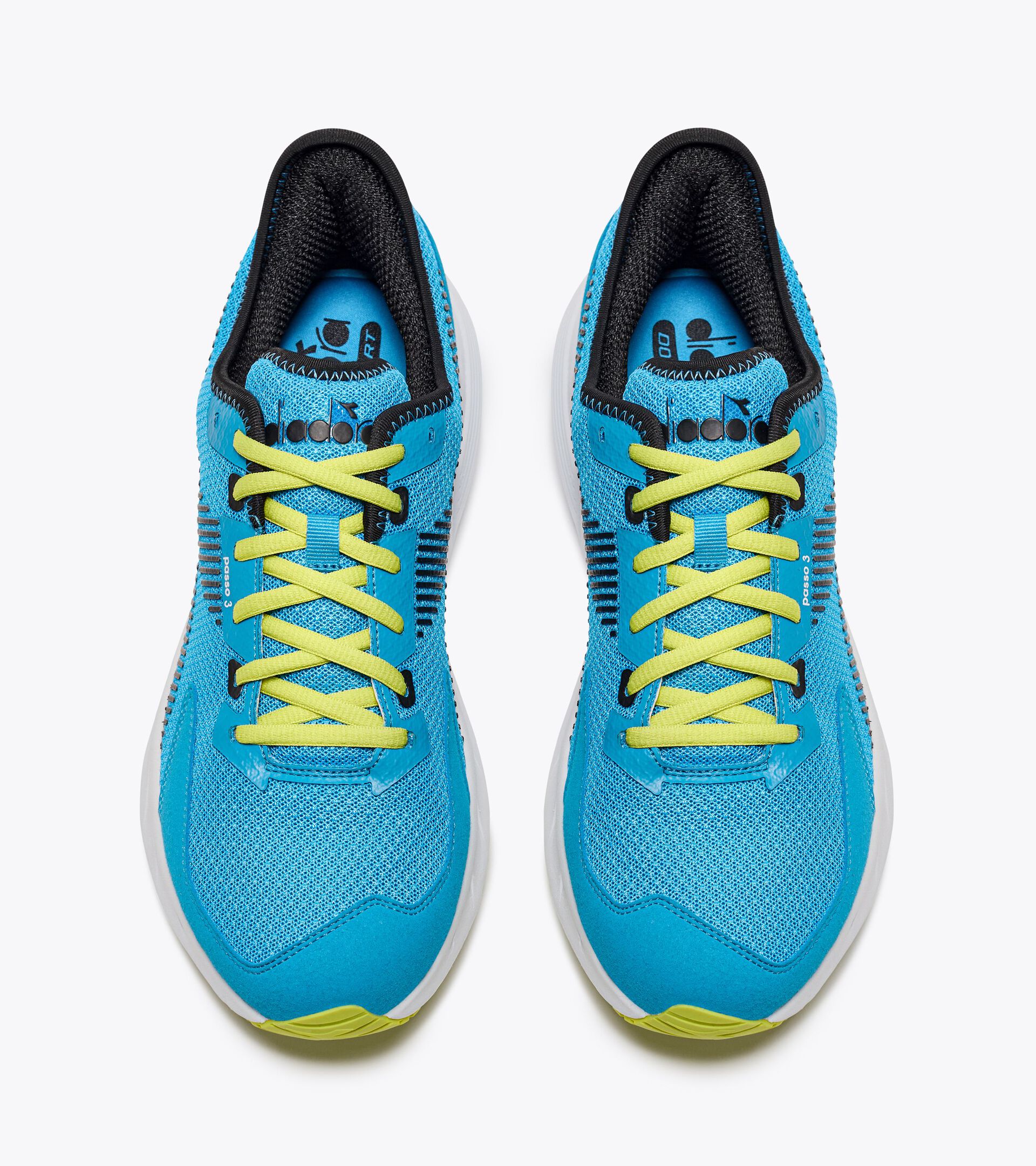 Running shoe - Men PASSO 3 BLUE DANUBE/BLACK - Diadora