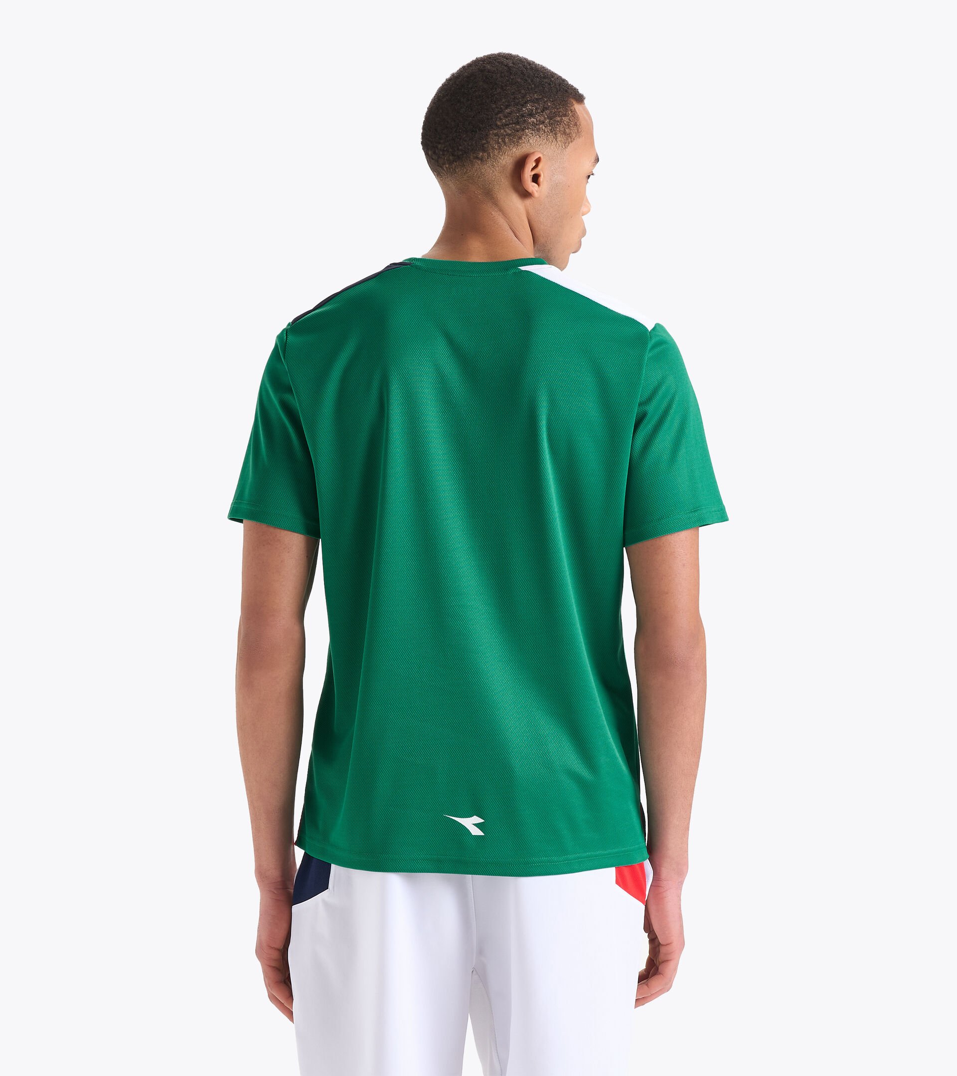 Camiseta de tenis - Hombre SS CORE T-SHIRT T VERDE AZUL ULTRAMARINO - Diadora