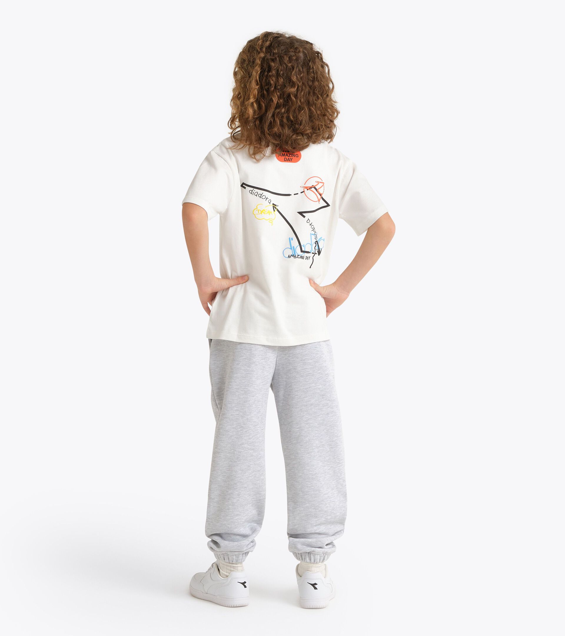 T-shirt - Boy  JB. T-SHIRT SS COMIC WHISPER WHITE - Diadora