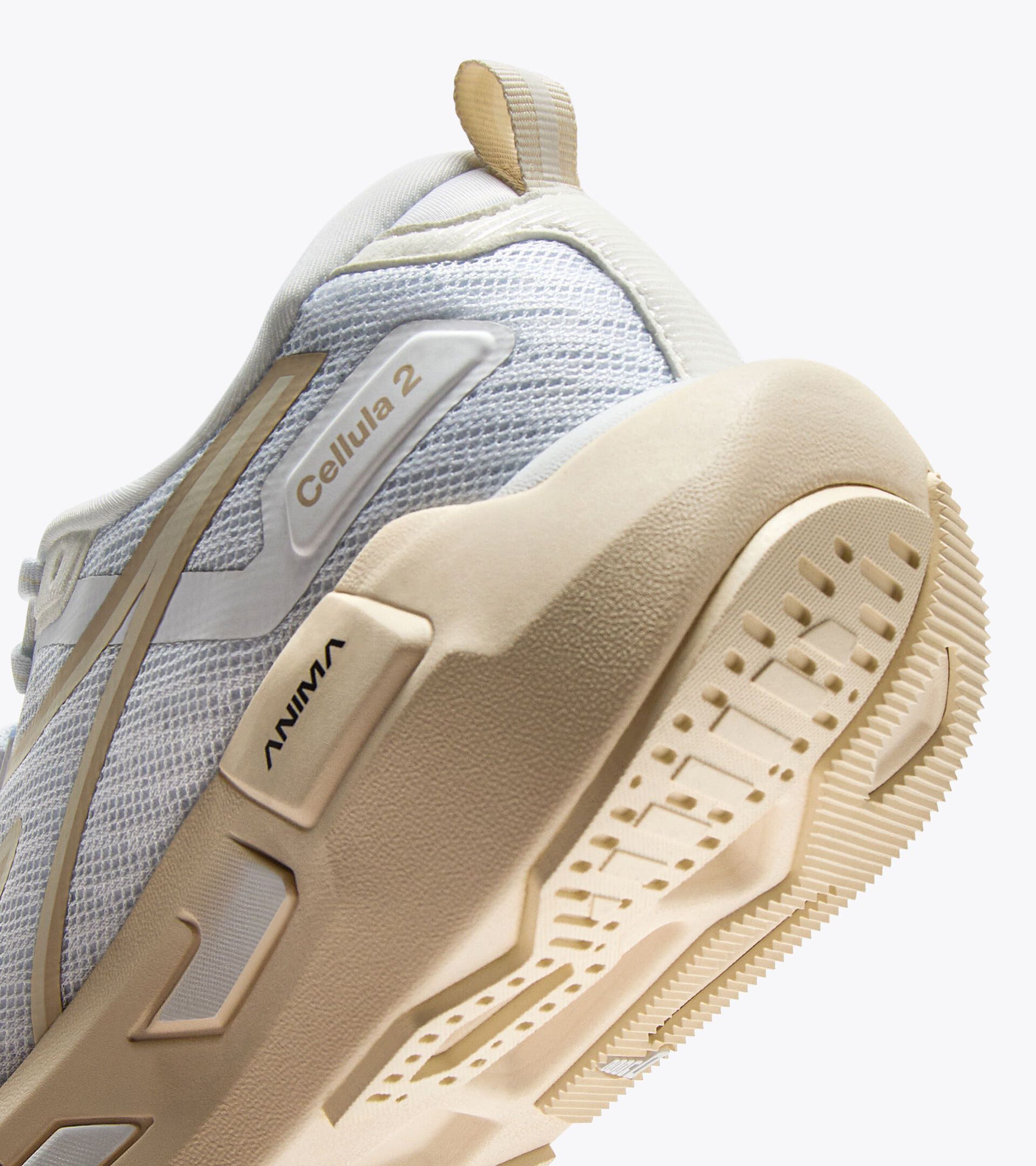 Neutral running shoe - Comfort and stability - Women's CELLULA  2 W WHITE/WHISPER WHITE - Diadora