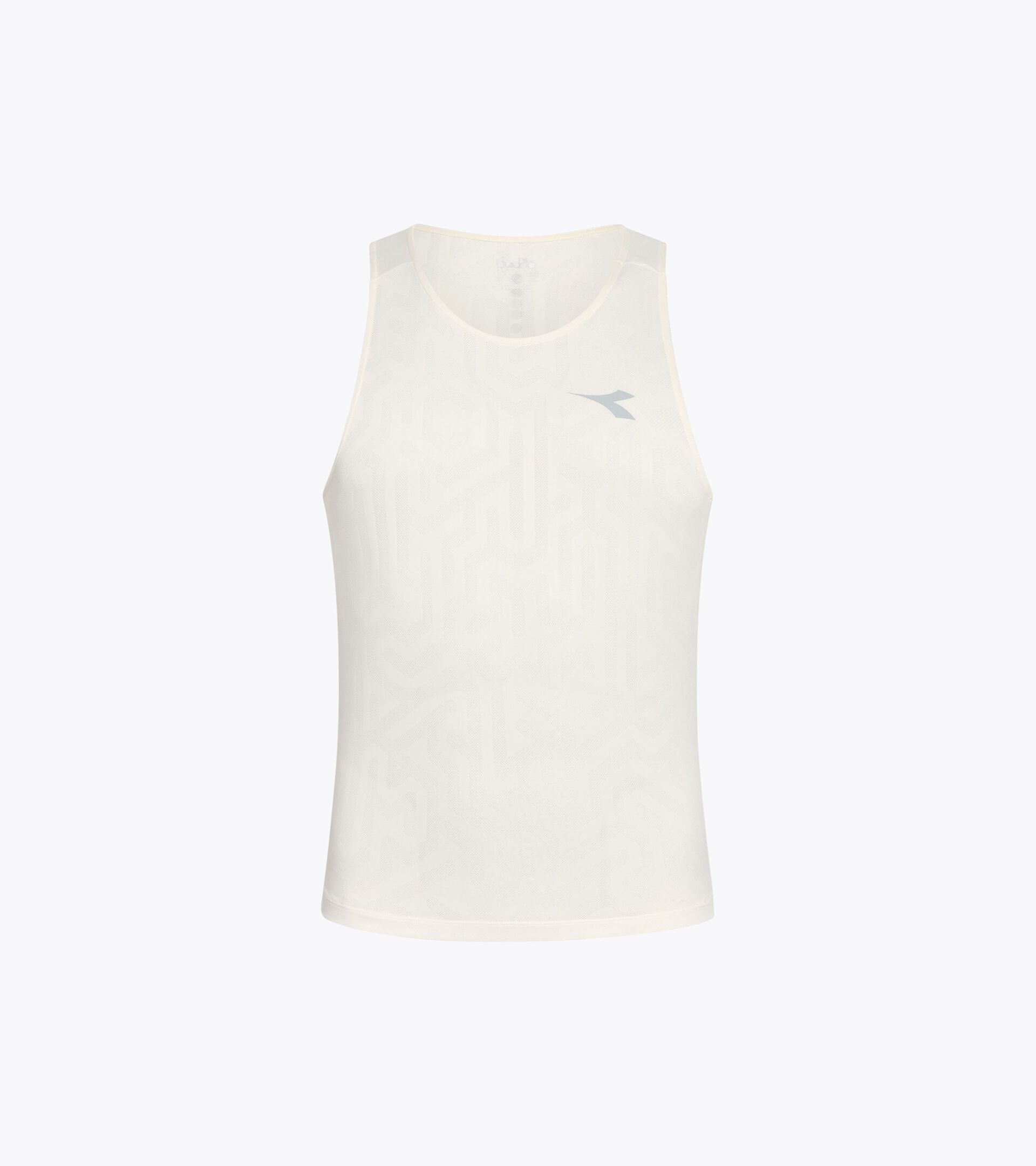 Running tank - Coolcore light fabric - Men’s SUPER LIGHT TANK WHISPER WHITE - Diadora