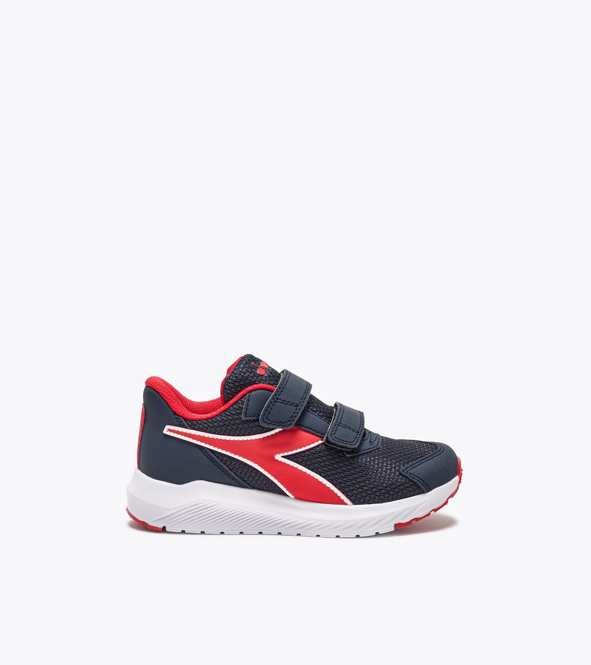 Junior running shoe - Unisex
 FALCON 4 JR V BLUE CORSAIR /HIGH RISK RED - Diadora