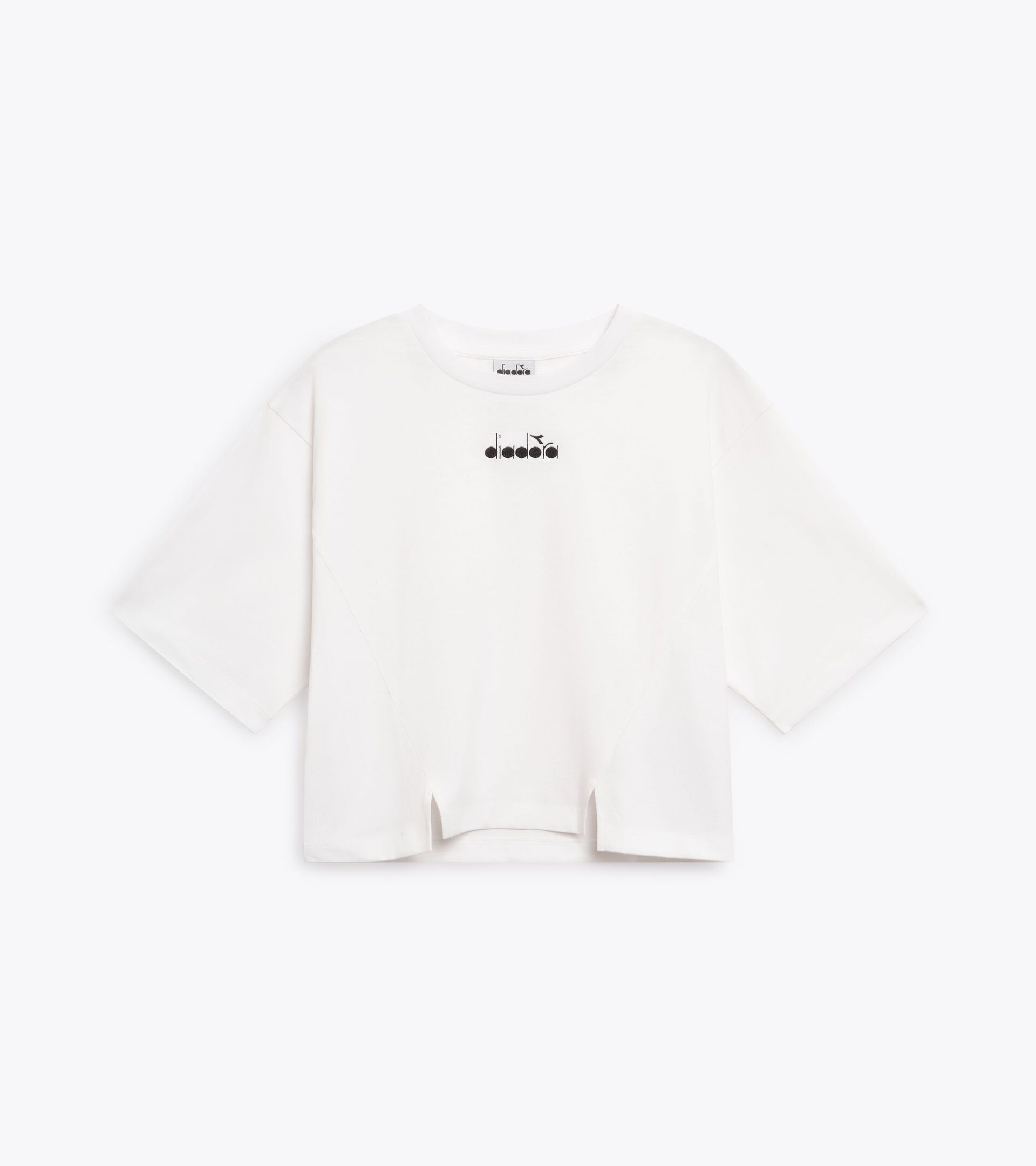 Cotton t-shirt - Women&rsquo;s
 L. T-SHIRT SS LOGO OPTICAL WHITE - Diadora