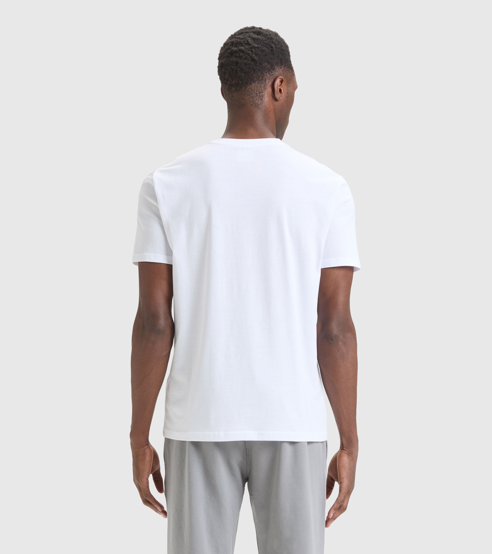 T-shirt en coton - Homme T-SHIRT SS CHROMIA BLANC VIF - Diadora