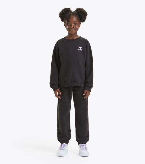 Sportliches Set - Mädchen JG. TRACKSUIT GLOSS SCHWARZ - Diadora