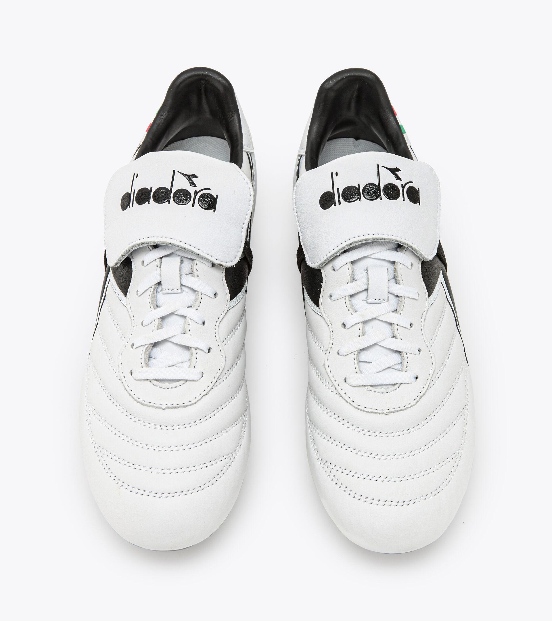 Football boots for firm grounds BRASIL OG LT T MDPU WHITE/BLACK - Diadora