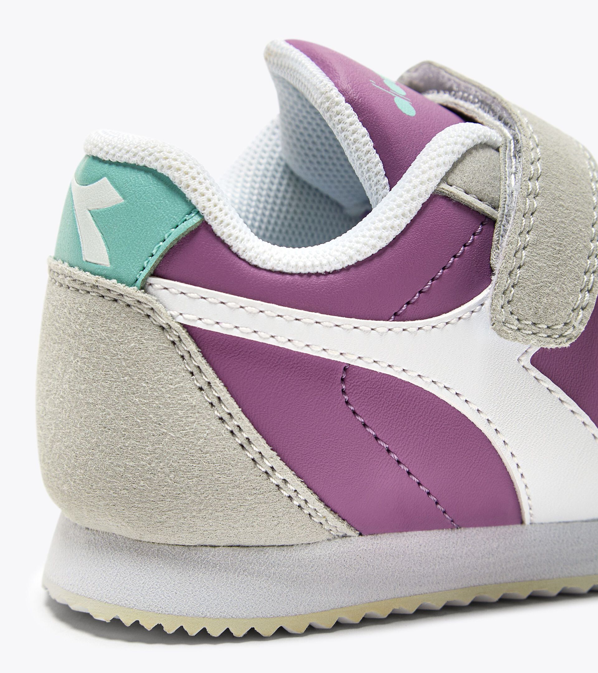 Sports shoes - Toddlers 1-4 years SIMPLE RUN TD MULBERRY/WHITE - Diadora