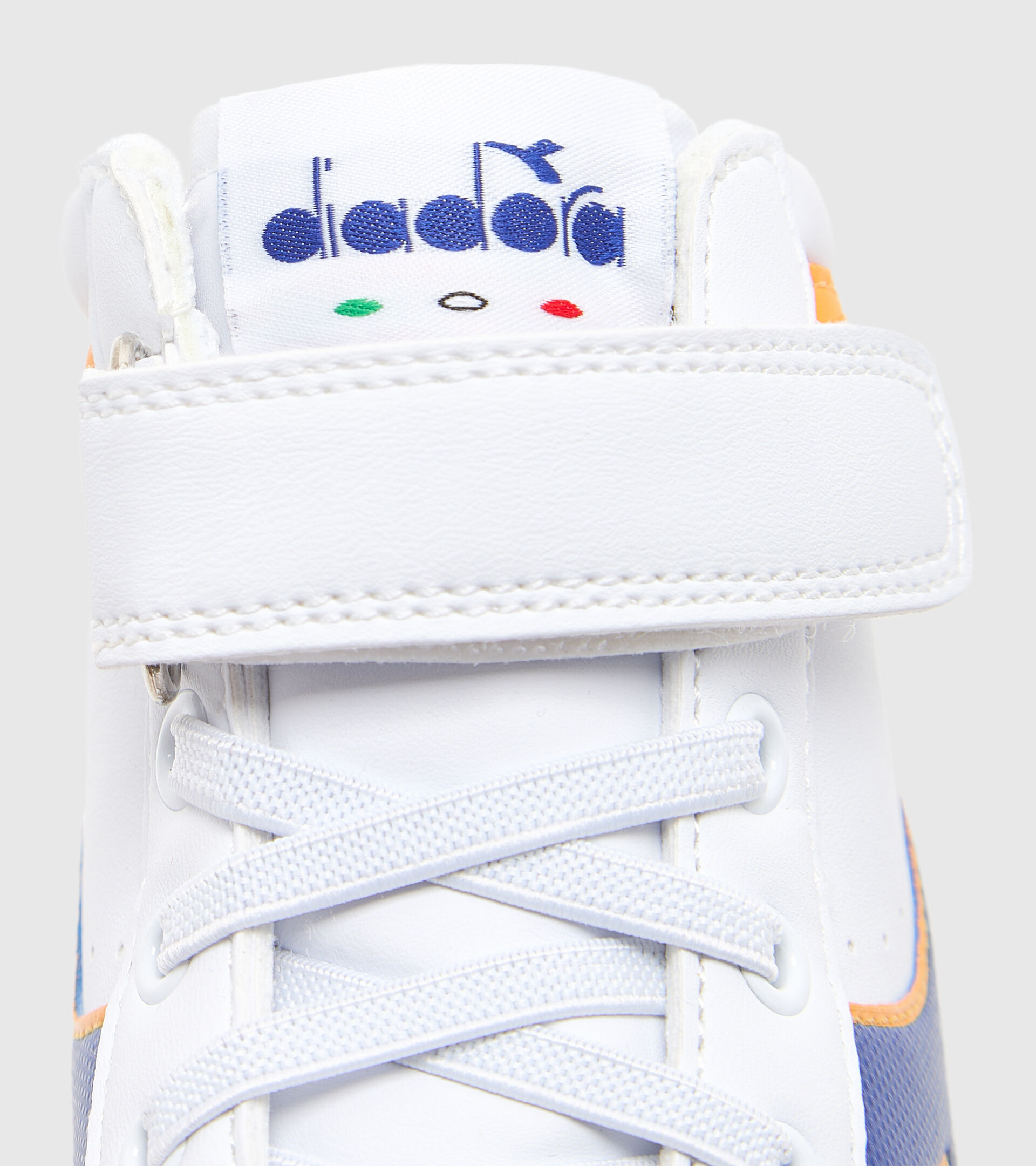 Sports shoes - Kids 4-8 years GAME P HIGH PS WHITE/BLUE QUARTZ - Diadora