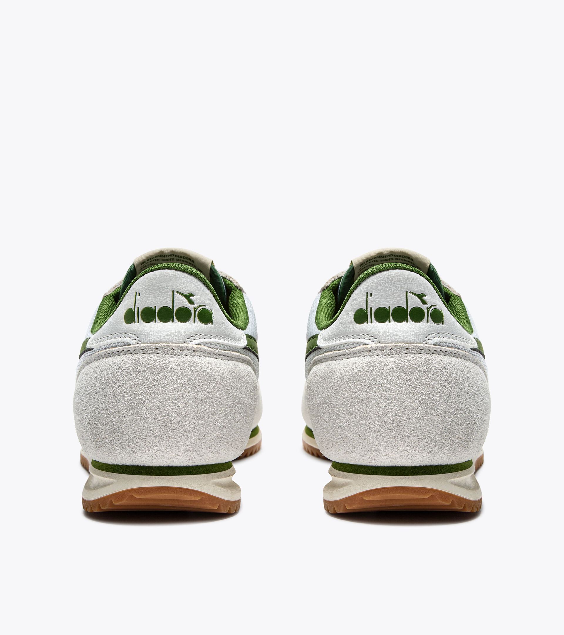 Low-profile suede sneaker - All-gender CROSS WHITE/BANANA PALM - Diadora