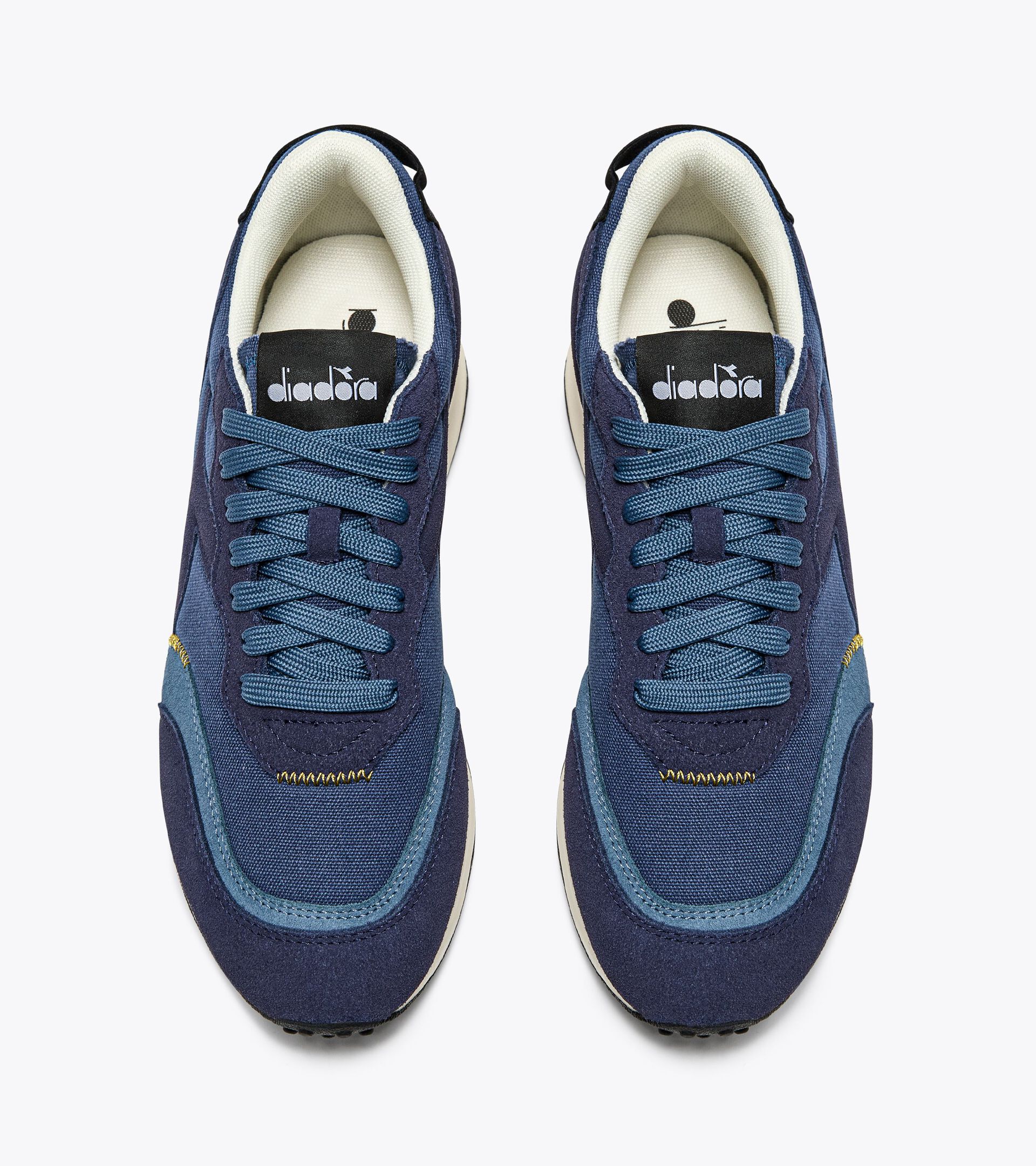 Sporty sneakers - All-Gender RACE SUEDE SW DARK BLUE/FADED DENIM - Diadora