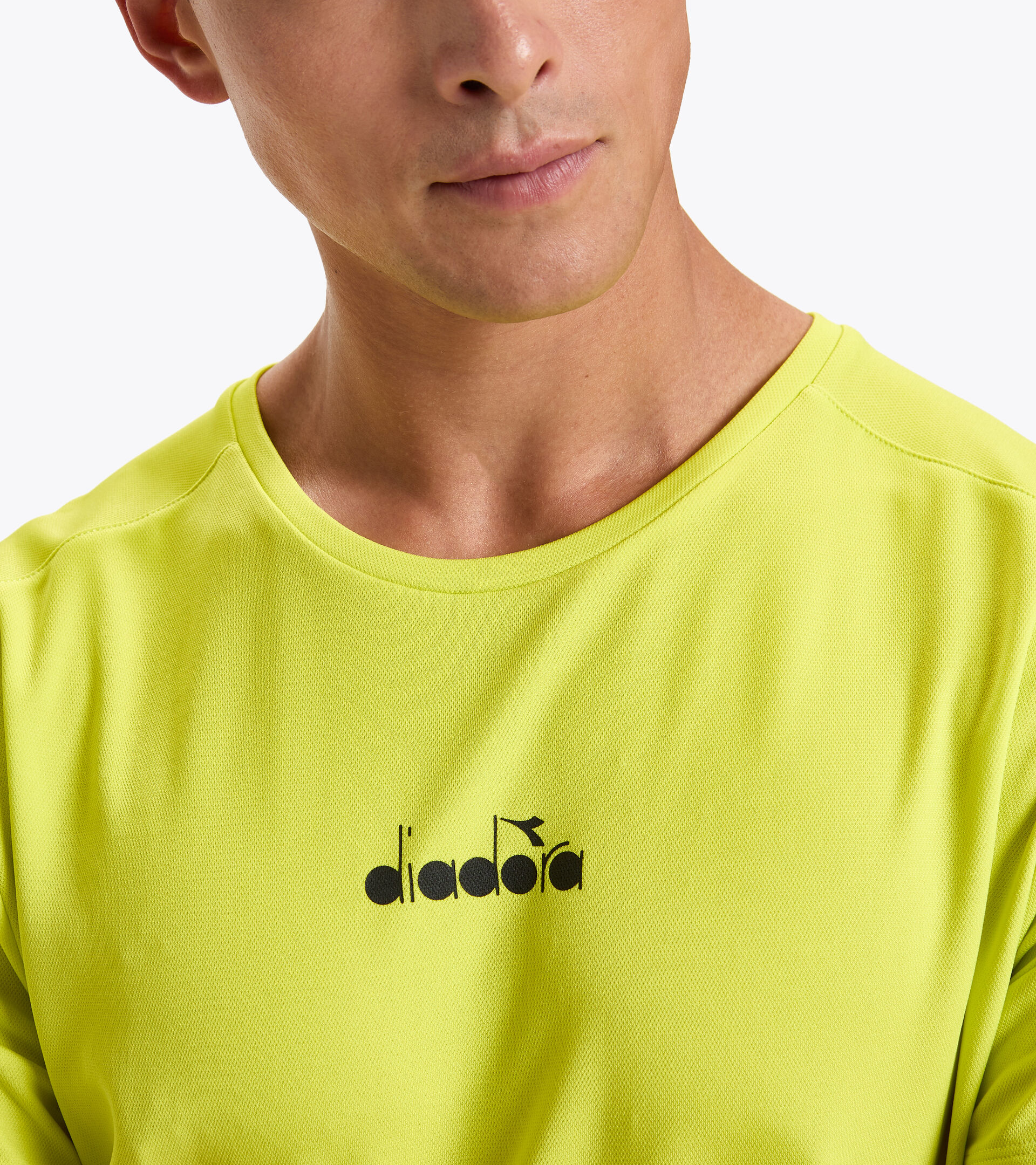 Tennis T-shirt - Men SS T-SHIRT EASY TENNIS GREEN SPRING - Diadora