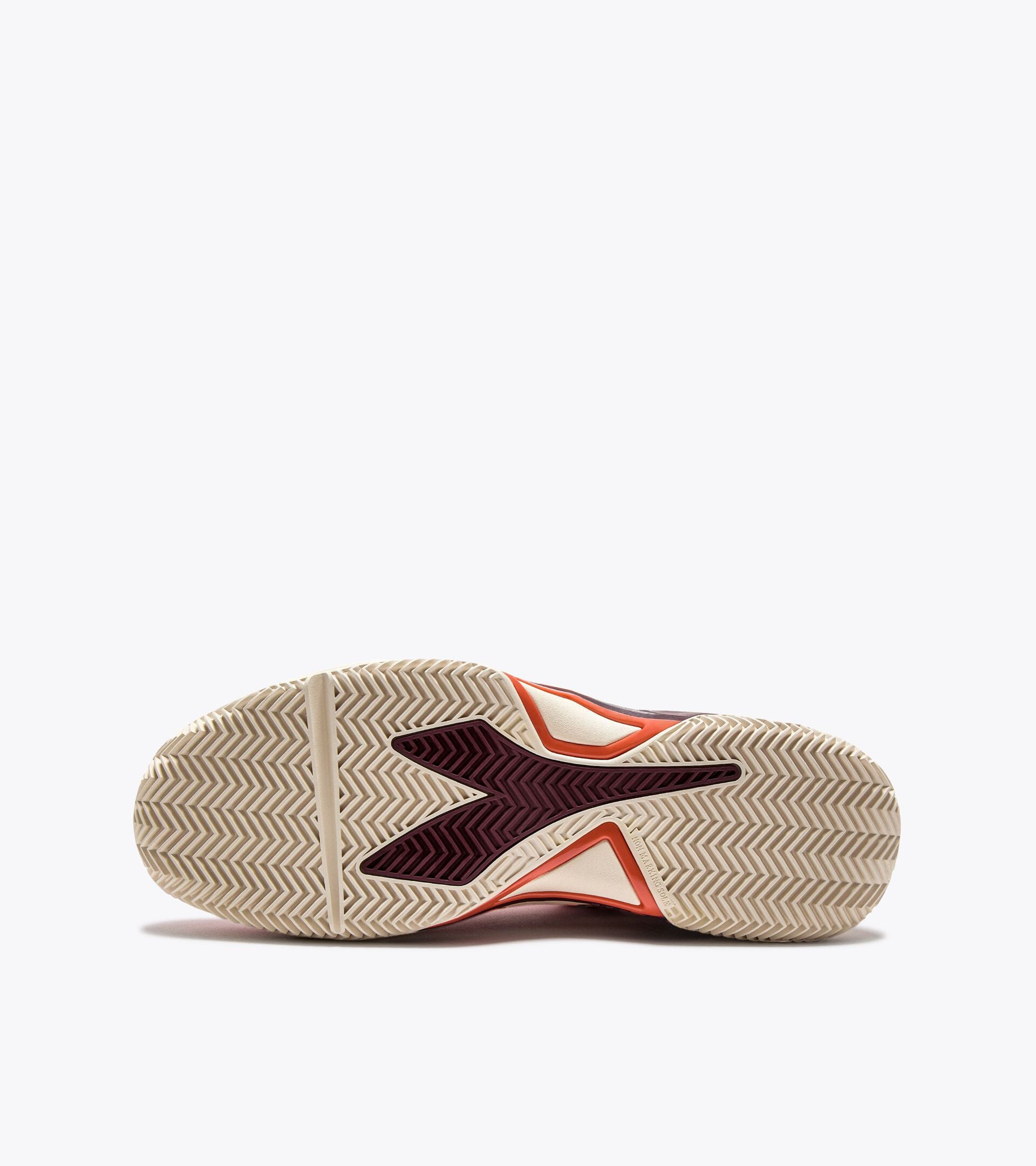 Tennis shoe for clay courts - Stability & control - Women&rsquo;s
 B.ICON 3 CLAY NASTURTIUM /WHISPER WHITE - Diadora