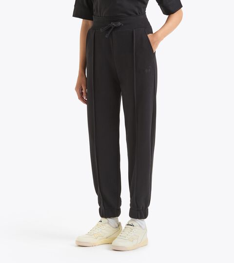 Casual sweatpants - Women L. PANT ATHL. LOGO BLACK - Diadora