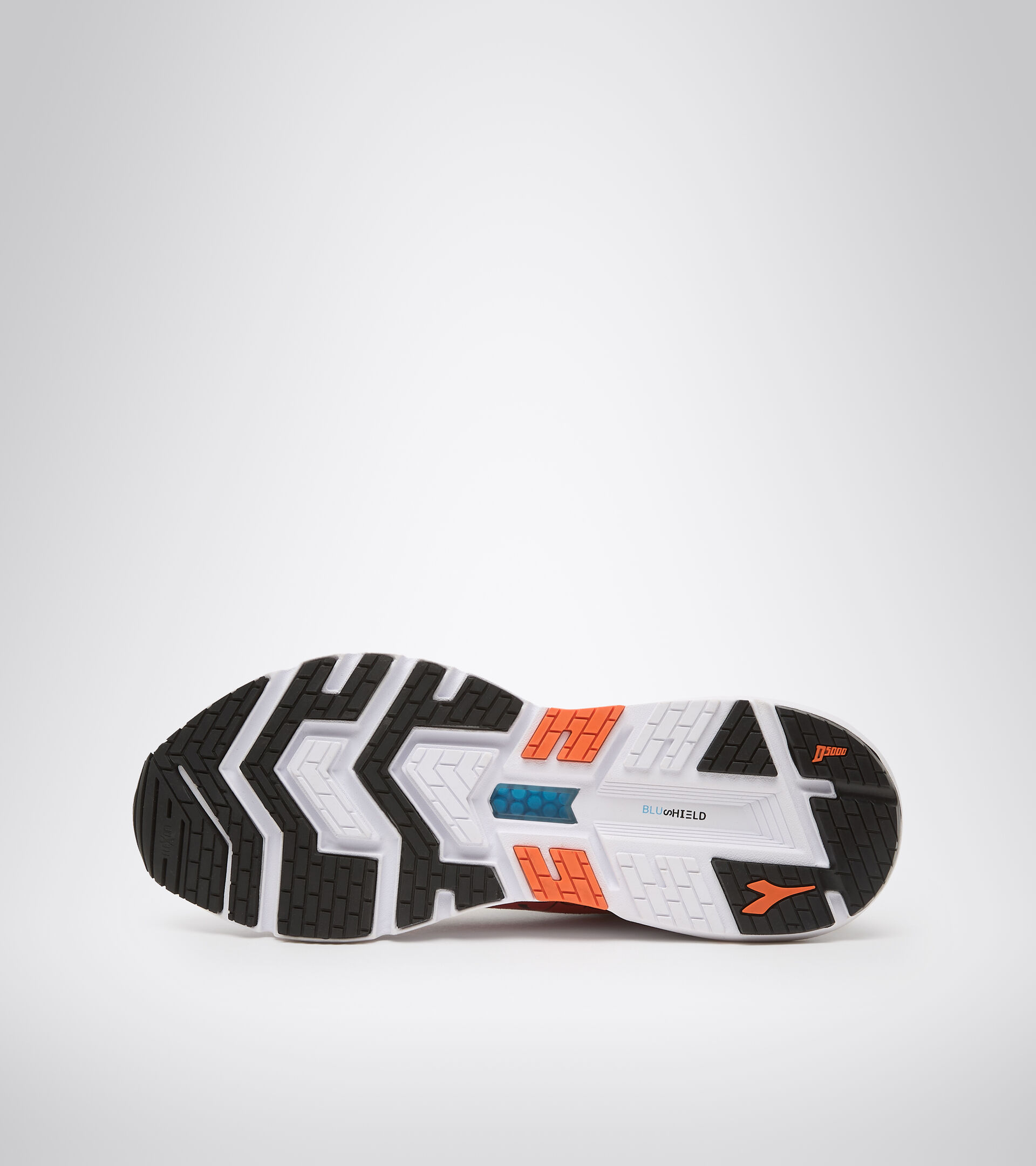 Scarpa da running - Uomo MYTHOS BLUSHIELD VOLO 2 BIANCO/NERO/ARANCIO VERMIGLIO - Diadora