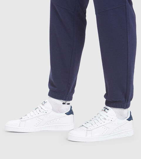 GAME L LOW OPTICAL, BIANCO/BLU DENIM SCURO Chaussures de sport - Unisexe GAME L LOW OPTICAL BIANCO/BLU DENIM SCURO - Diadora