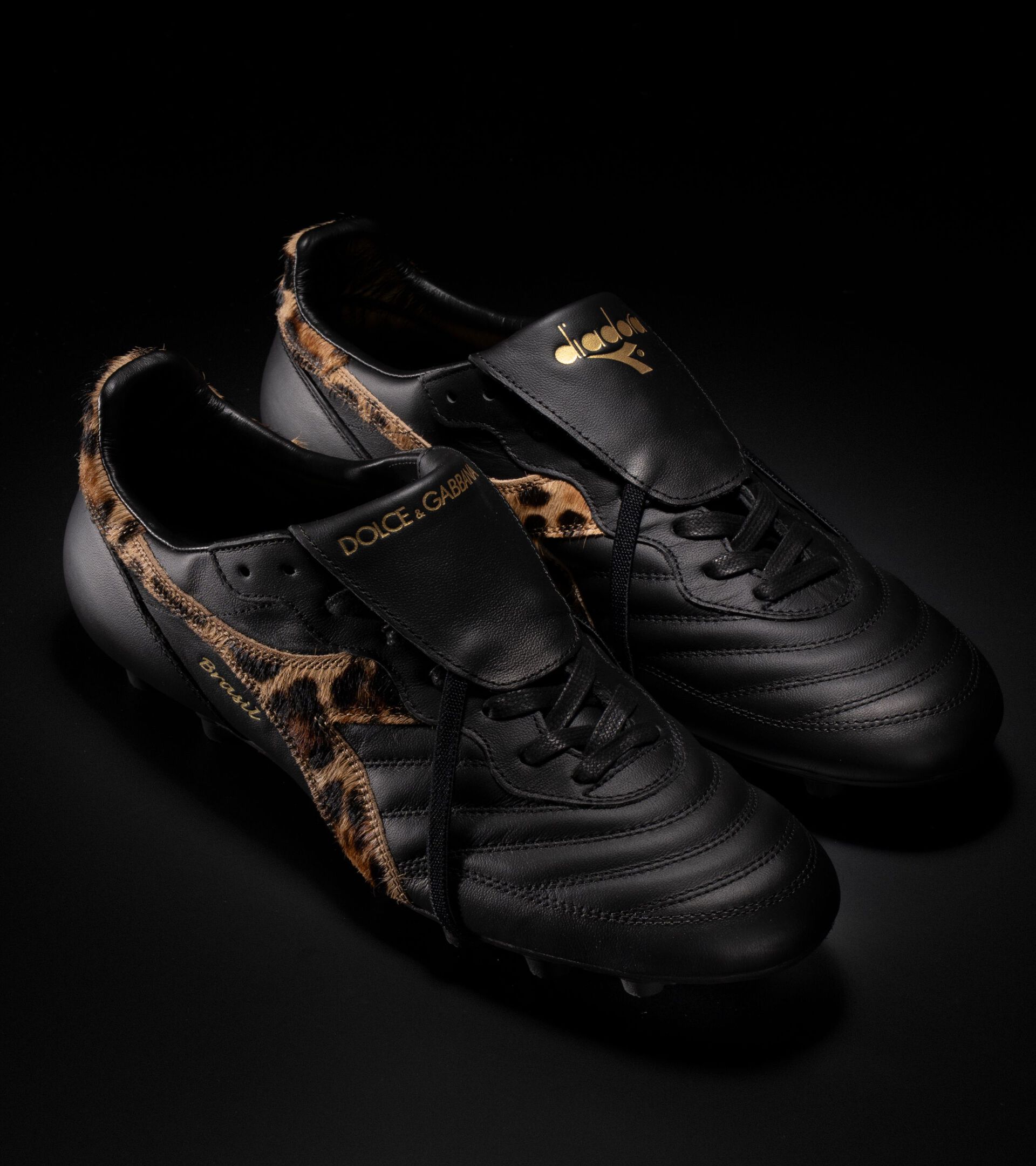 Football boot - Dolce&Gabbana x Diadora - Made in Italy BRASIL DOLCE&GABBANA BLACK - Diadora