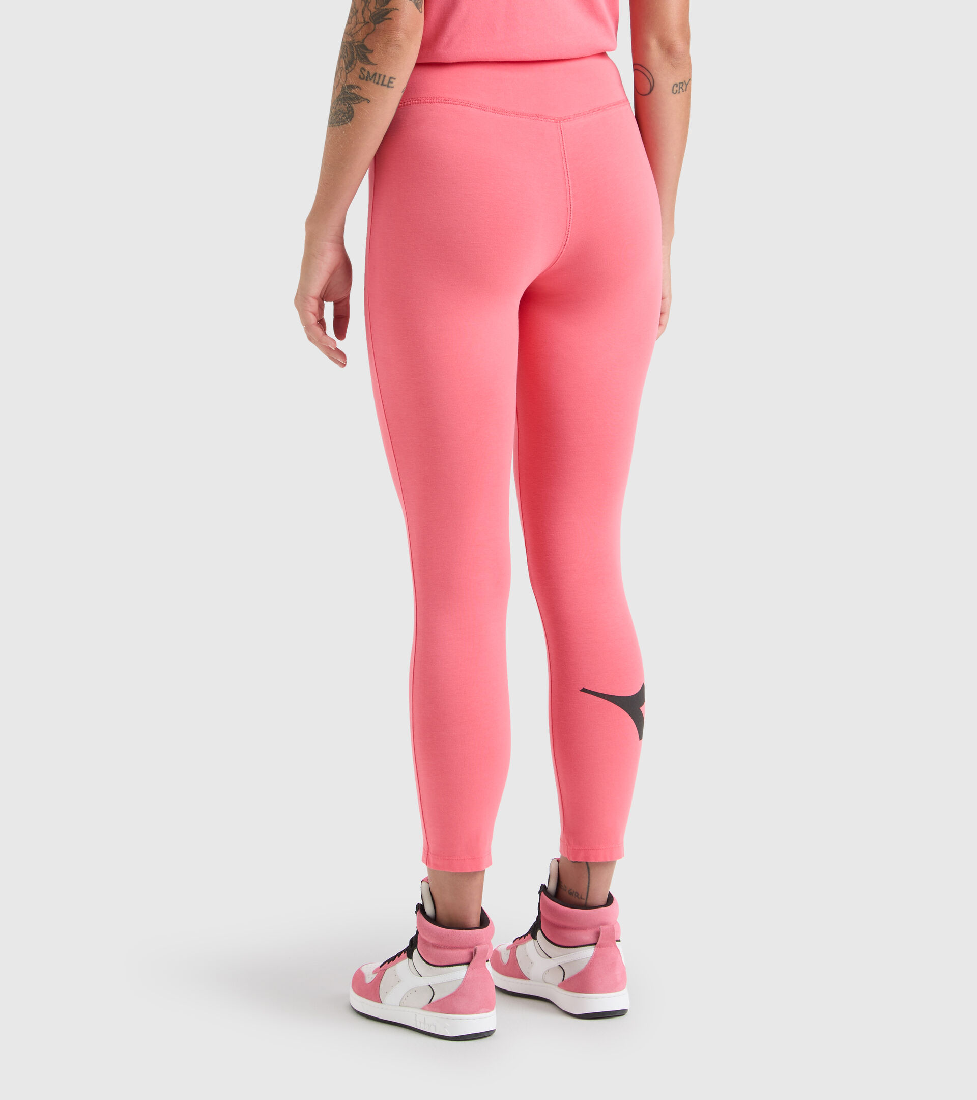 Leggings in cotone elasticizzato - Donna L. LEGGINGS MANIFESTO ROSA THE - Diadora