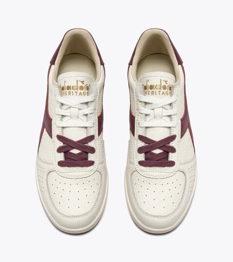 Sneakers Heritage en cuir - Pour tous les genres
 B.ELITE DOMINIO BIANCO/VIOLA AVVENTO - Diadora