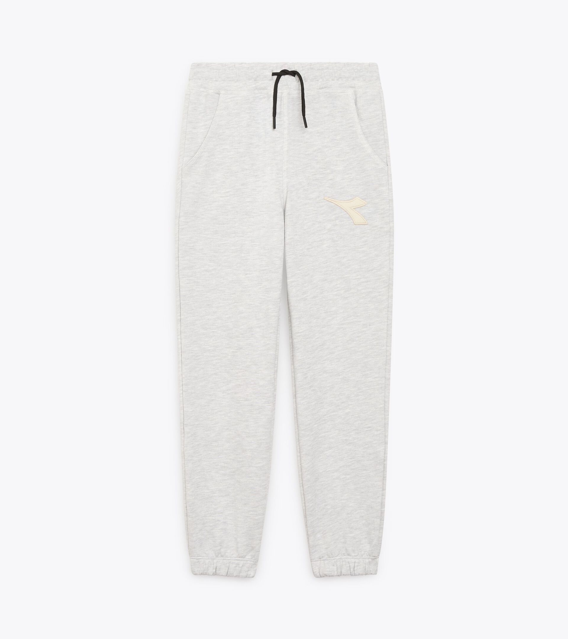 Joggers - Fit comfort - Boy JB. JOGGER PANTS DISTRICT LIGHT MIDDLE GREY MELANGE - Diadora