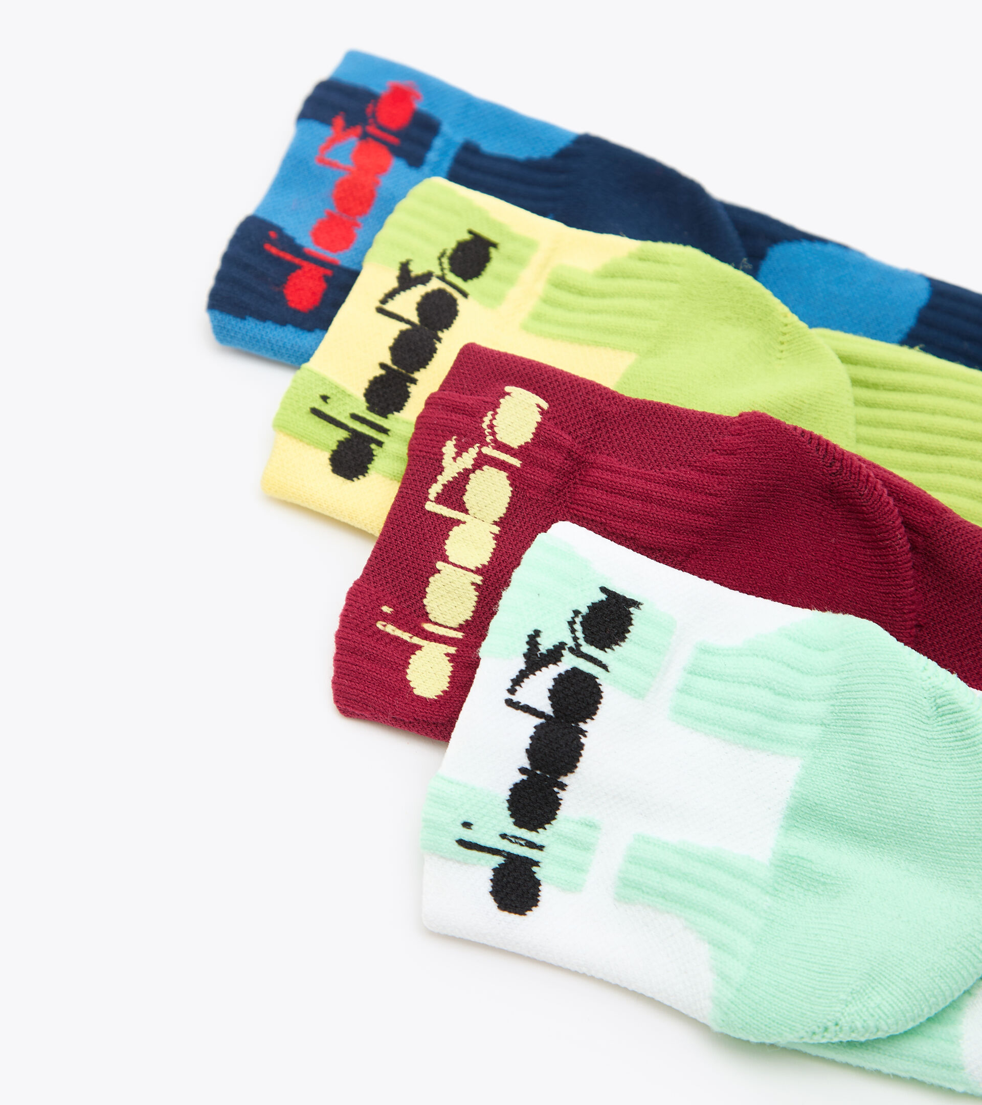 Accessories Sport UNISEX CUSHION QUARTER SOCKS OPTICAL WHITE Diadora