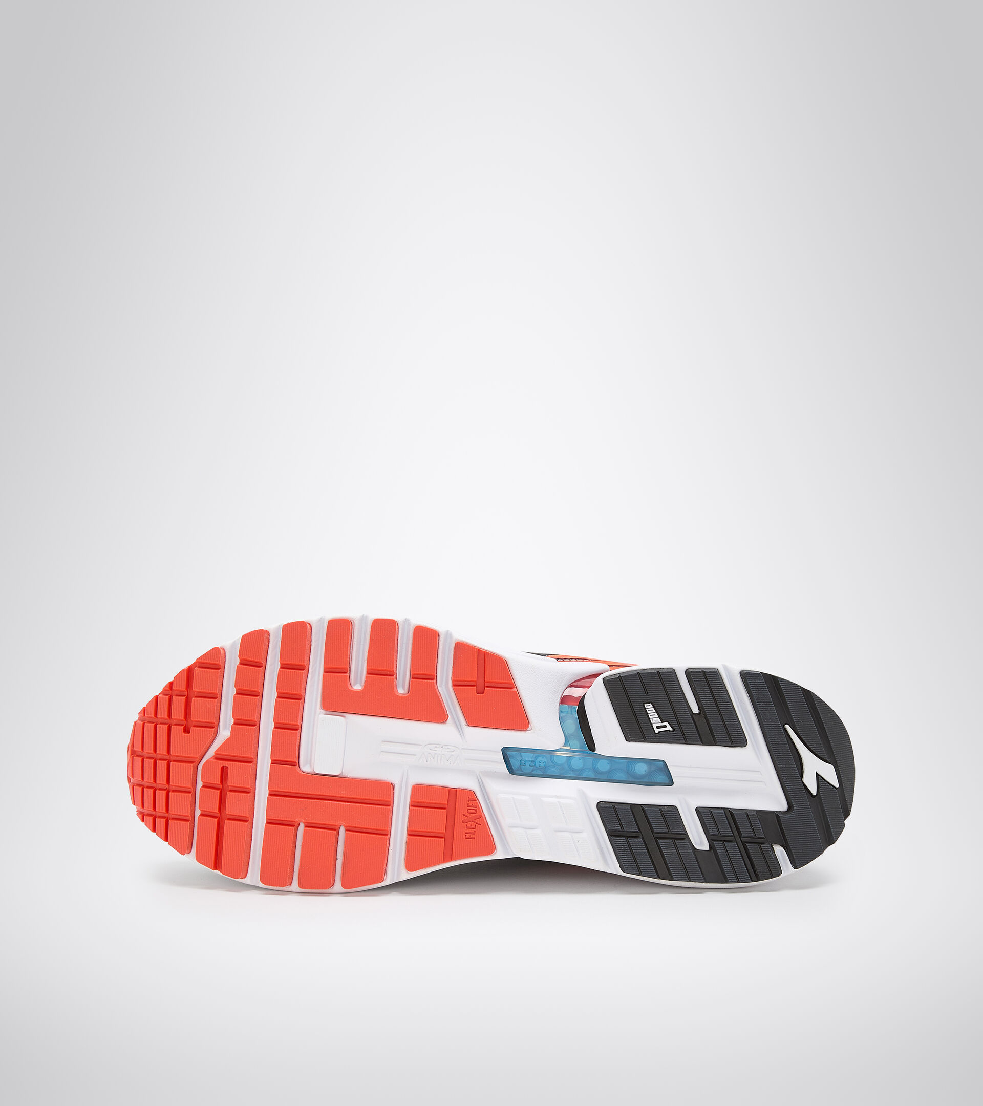 Running shoes - Men MYTHOS BLUSHIELD VIGORE SILVER DD/BLACK/MANDARIN RED - Diadora