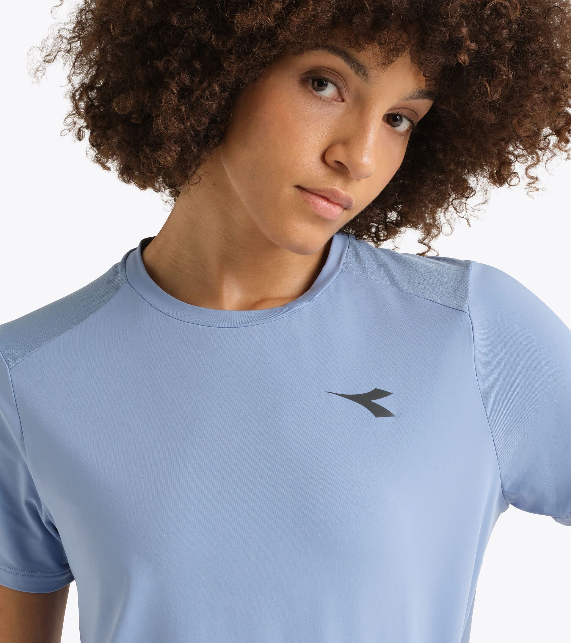 Running t-shirt  - Breathable and Comfortable - Women&rsquo;s L. SS T-SHIRT TECH ENDLESS SKY - Diadora