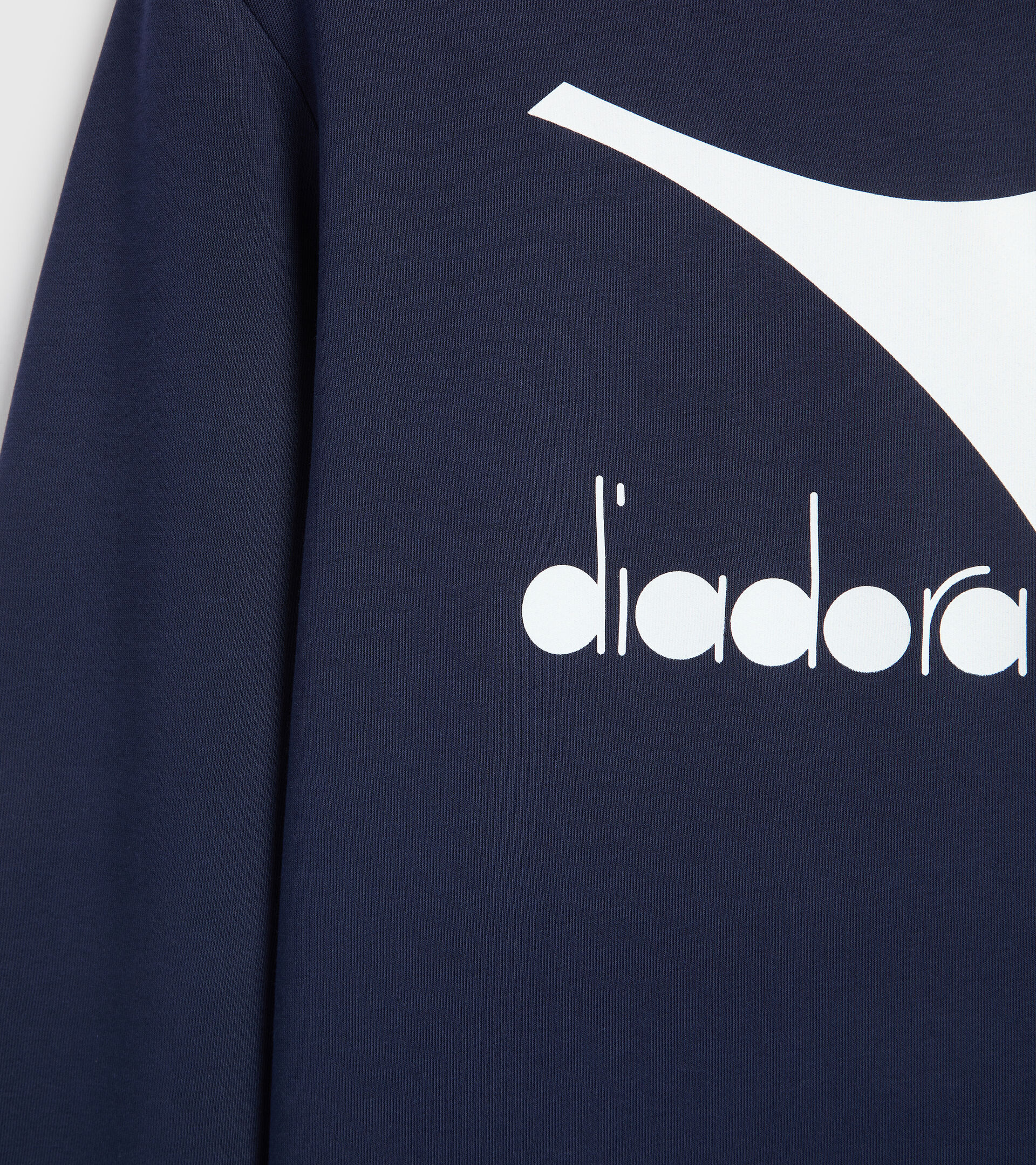 Crew-neck sweatshirt - Men SWEATSHIRT CREW LOGO CHROMIA CLASSIC NAVY - Diadora