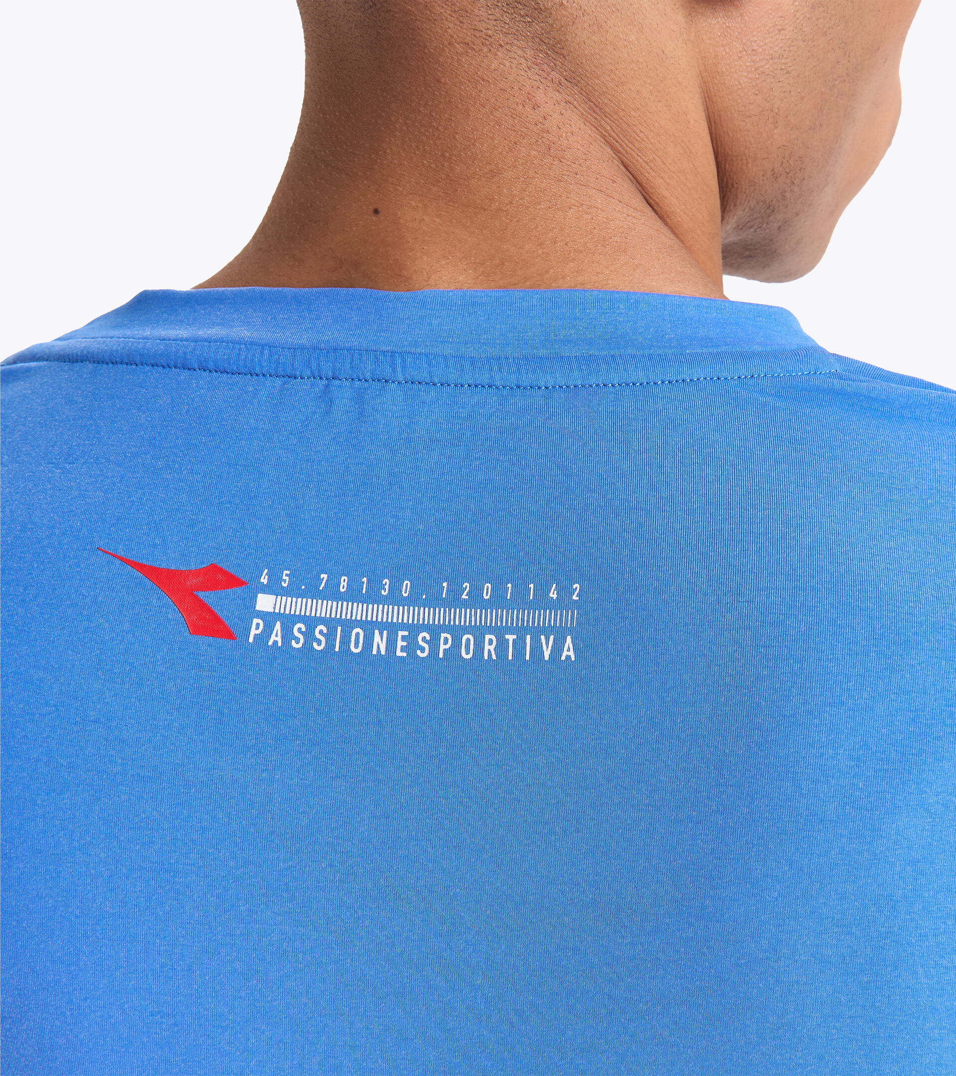 Maglietta da running Made in Italy - Uomo SS T-SHIRT BE ONE AZZURRO FIORDALISO (65045) - Diadora