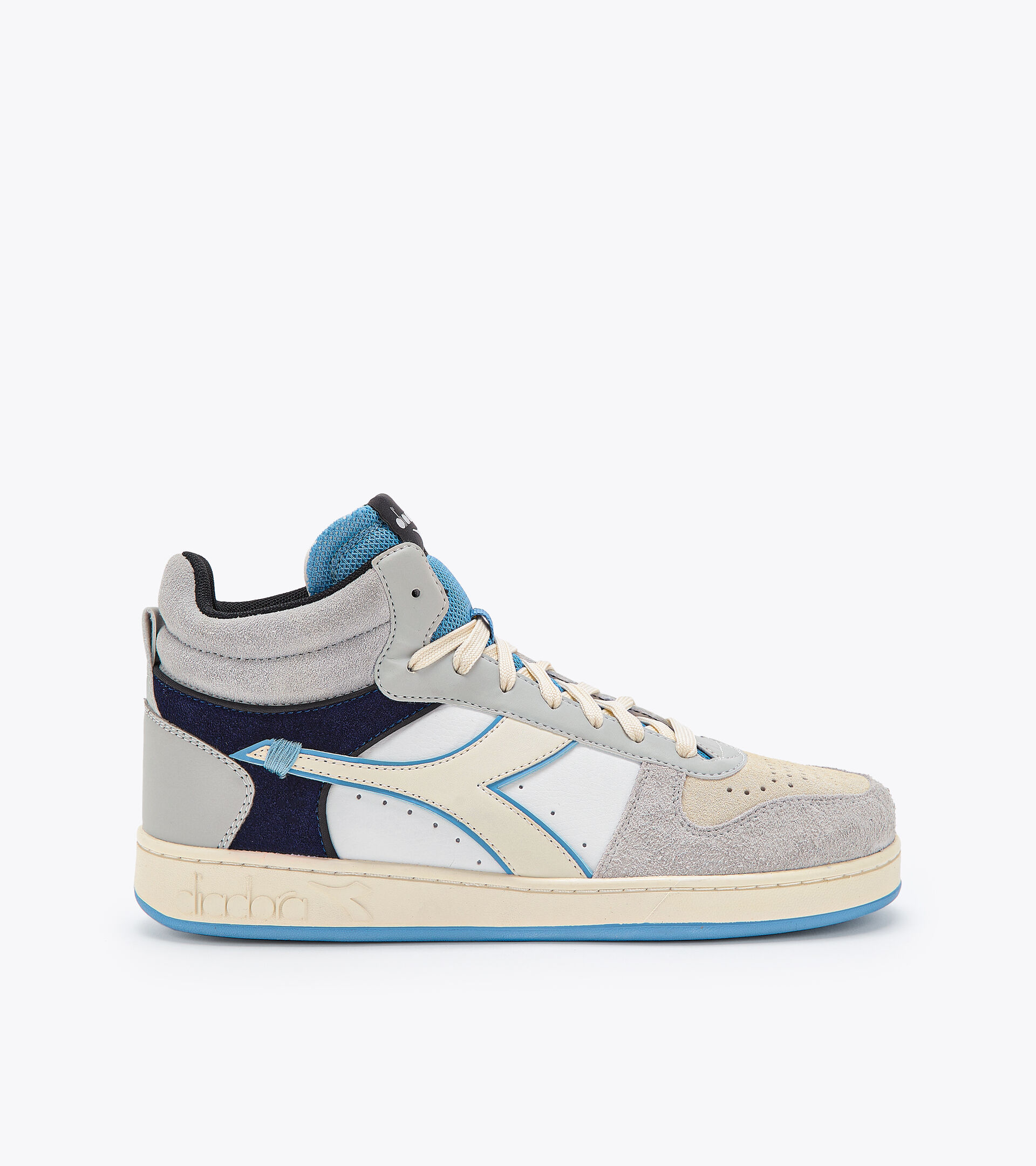 Scarpa sportiva - Unisex MAGIC BASKET DEMI TWIN CIELO GRIGIO/BIANCO CANDIDO - Diadora