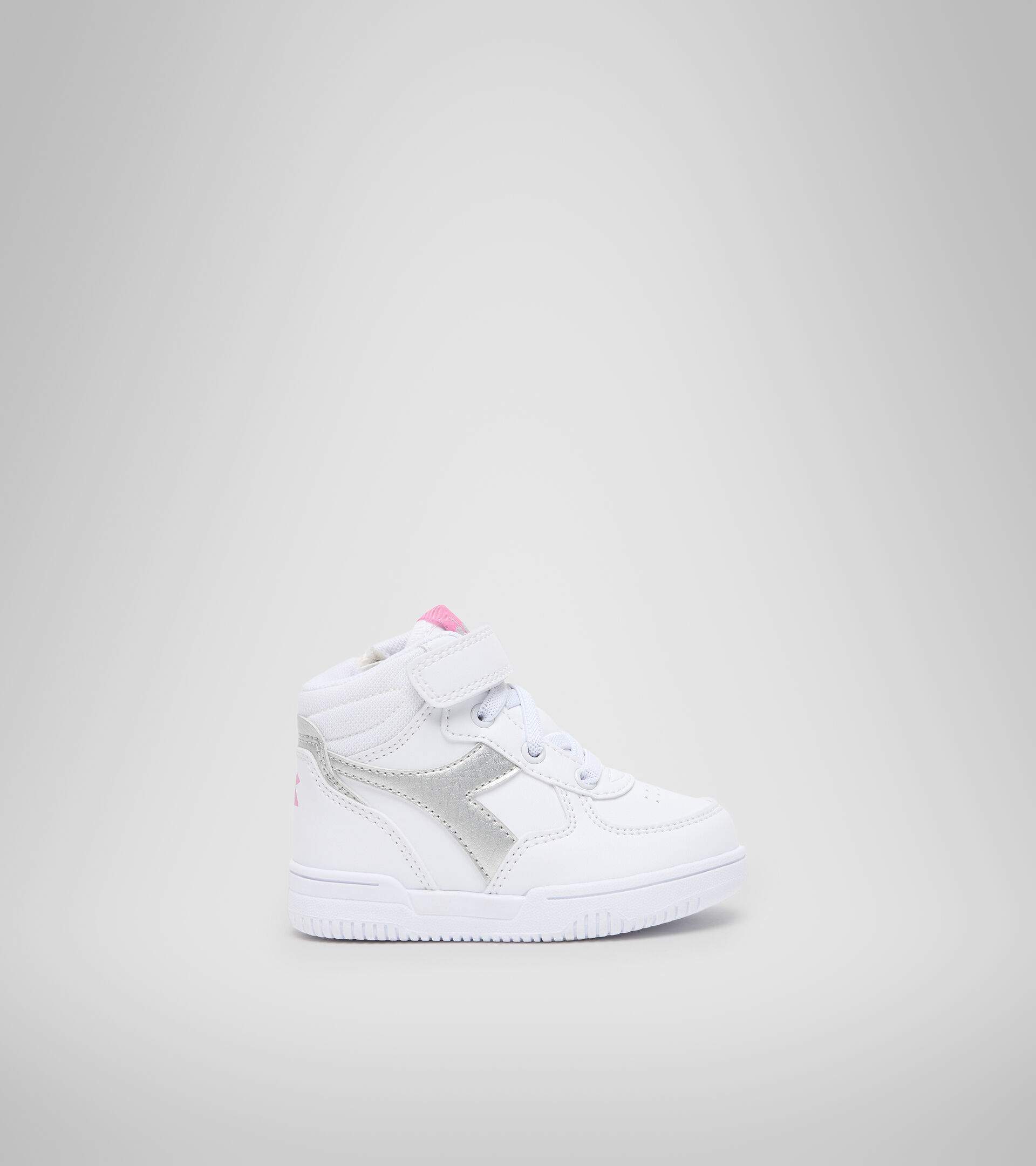 Sports shoes - Toddlers 1-4 years RAPTOR MID TD WHITE/SILVER - Diadora