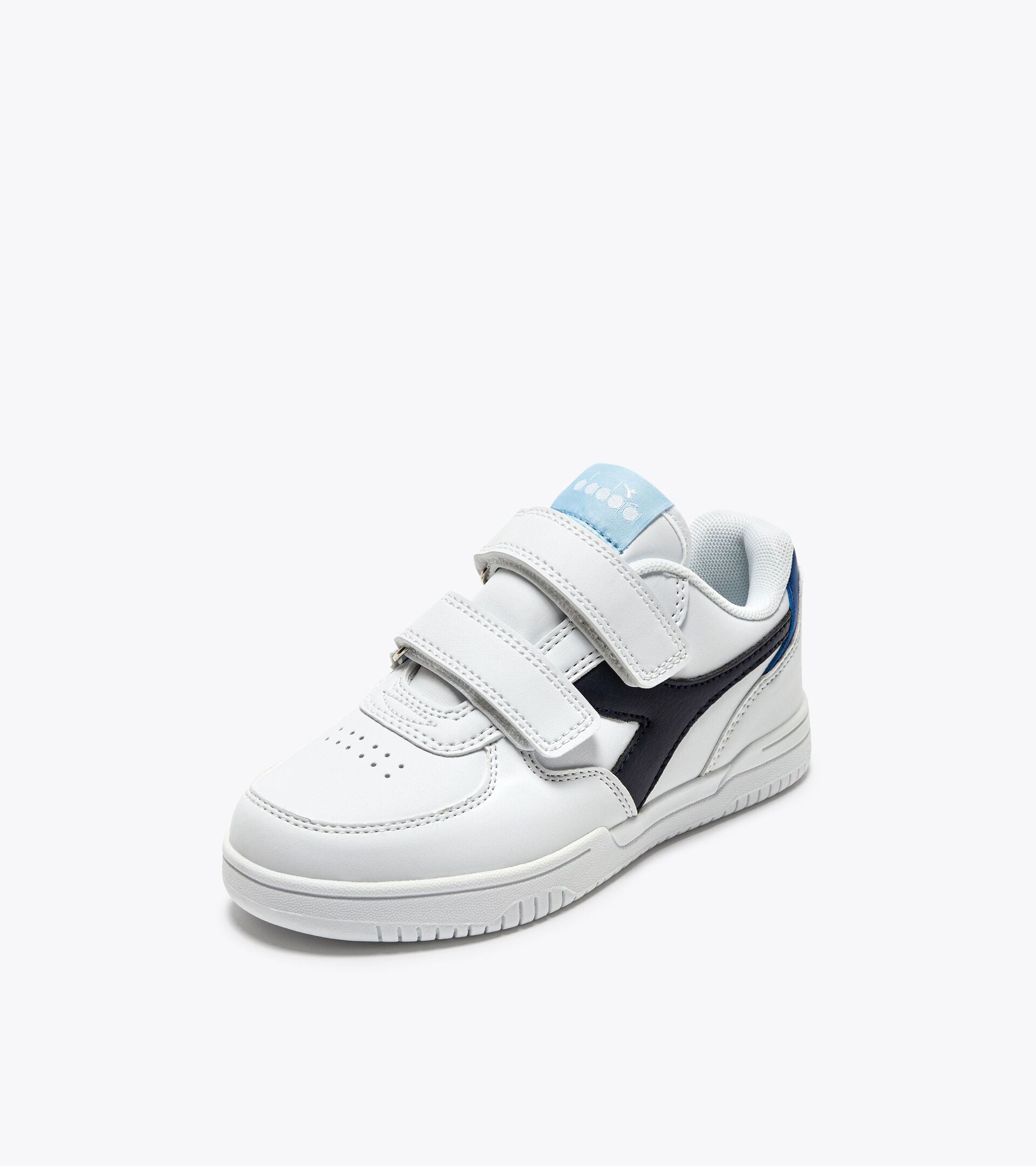 Zapatilla deportiva - Ni&ntilde;os 4-8 a&ntilde;os RAPTOR LOW PS BLANCO/AZUL ACADEMIA NAVAL - Diadora