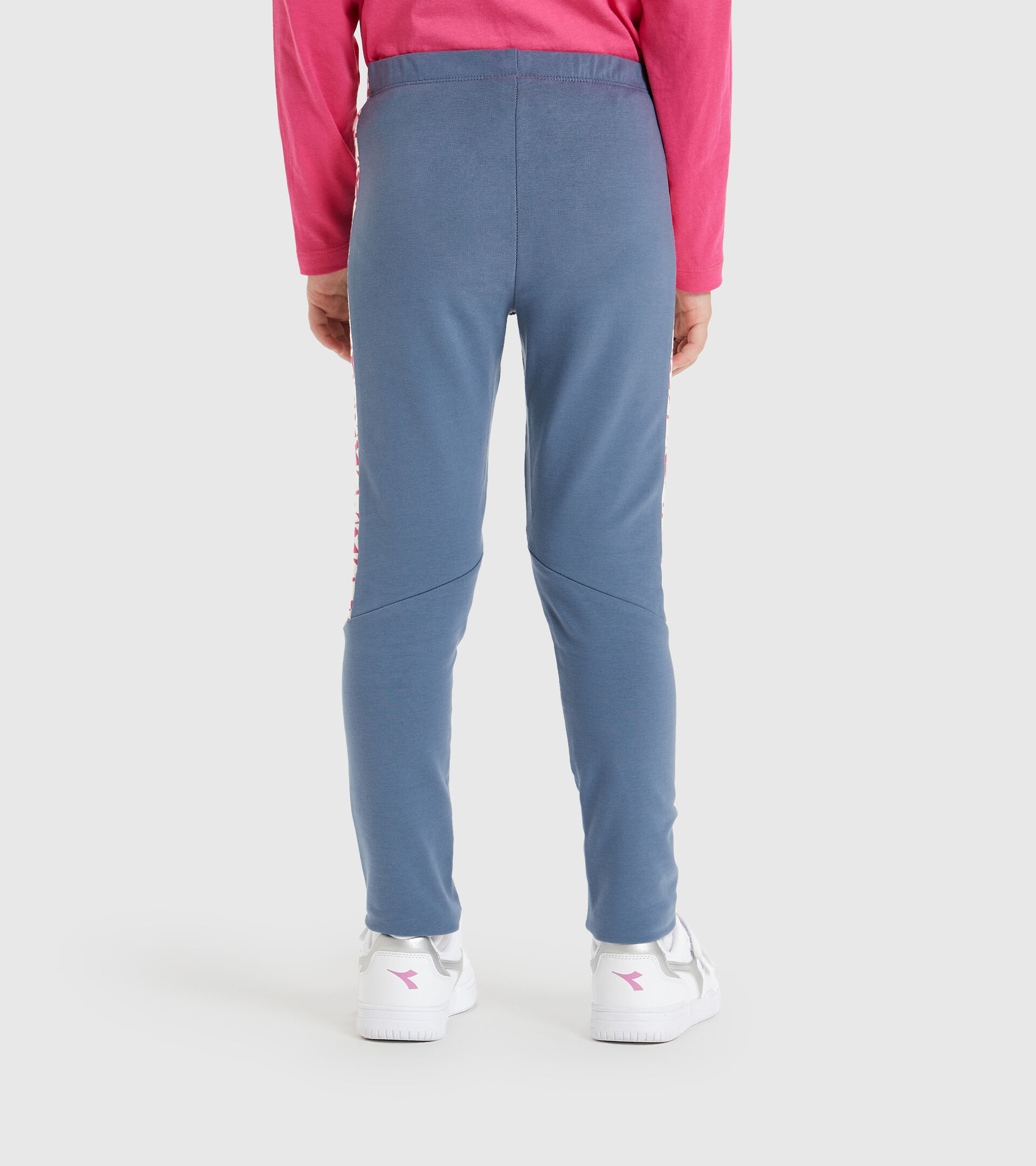 Pantalon de sport - Garçon JG.LEGGINGS TWINKLE PORCELAINE BLEU - Diadora