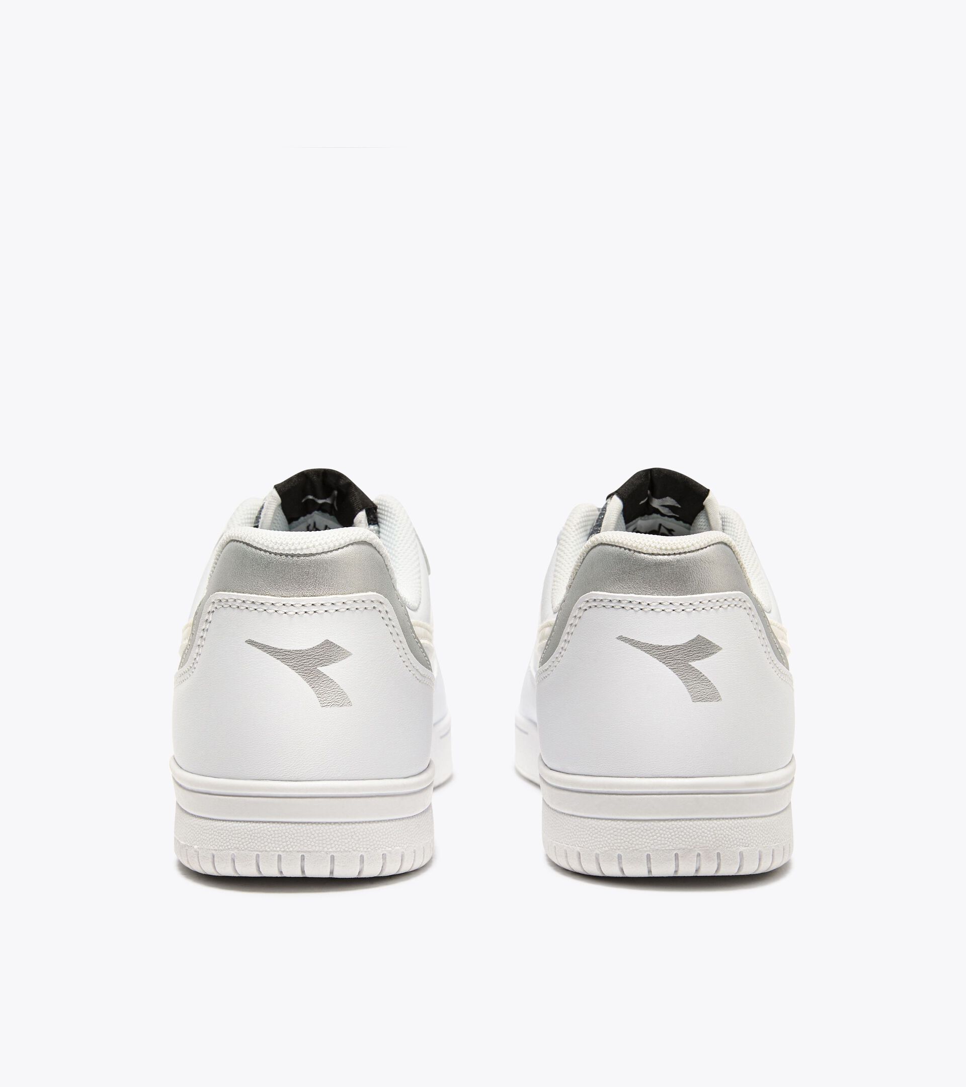 Sports shoe -  8 to 16 years old - Girls
 RAPTOR LOW SPOTTED GS WHITE/BLACK/SILVER - Diadora