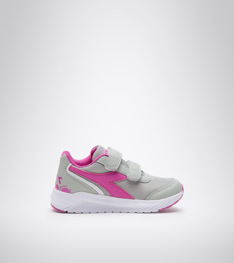 Running shoe - Kids FALCON JR V SILVER DD/MAGENTA - Diadora