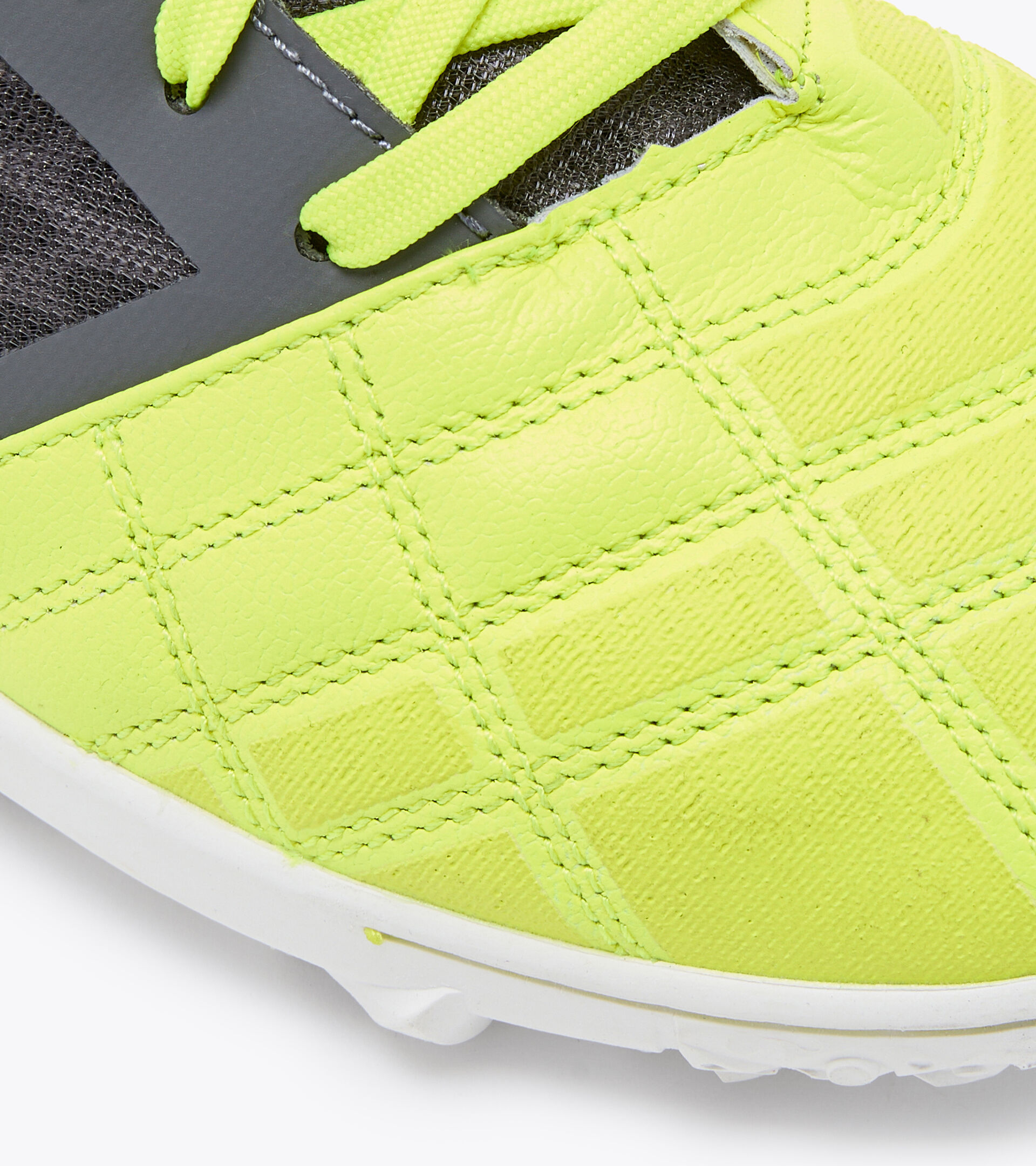 Futsal boot - Specific outsole for synthetic/hard grounds BRASIL SALA TF BLACK/FLUO YELLOW DIADORA - Diadora