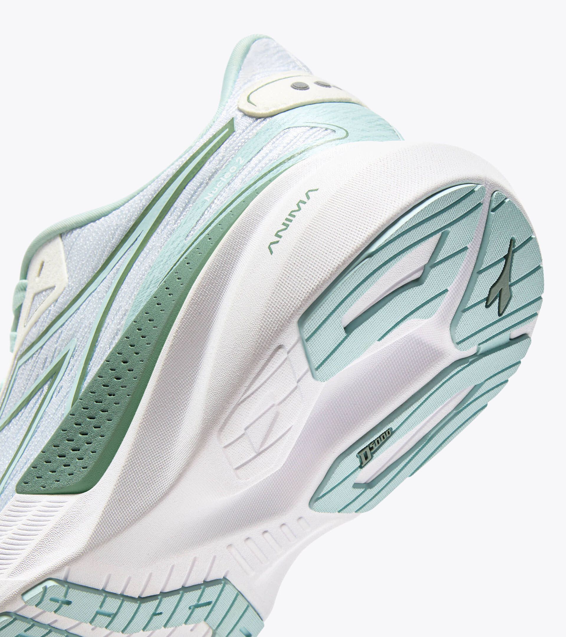 Zapatilla de running - Comodidad y estabilidad - Mujer NUCLEO 2 W WHITE/PASTEL BLUE - Diadora