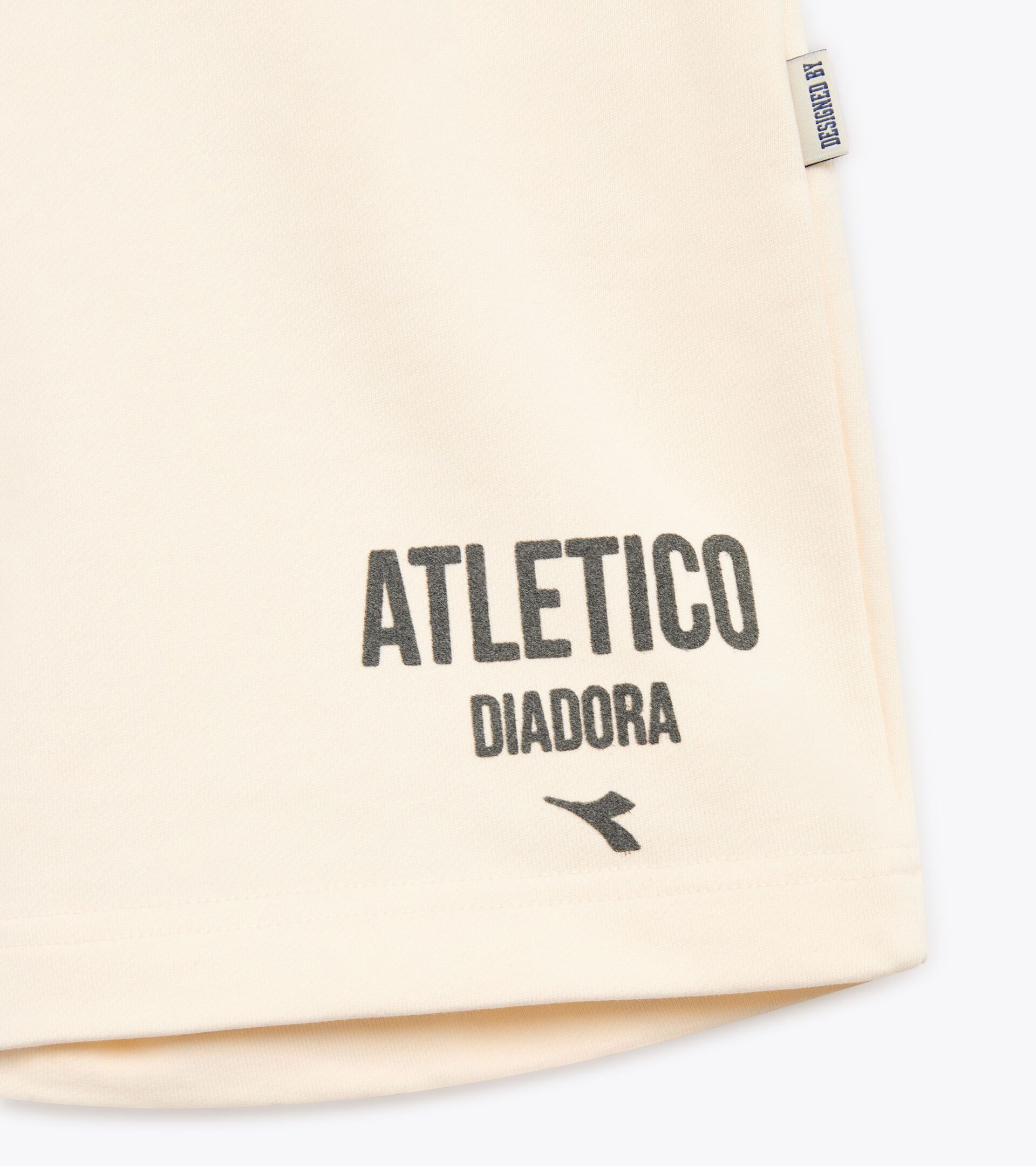 Legacy bermuda pants made from cotton - Made in Italy - All-gender BERMUDA LEGACY WHITE ALYSSUM - Diadora
